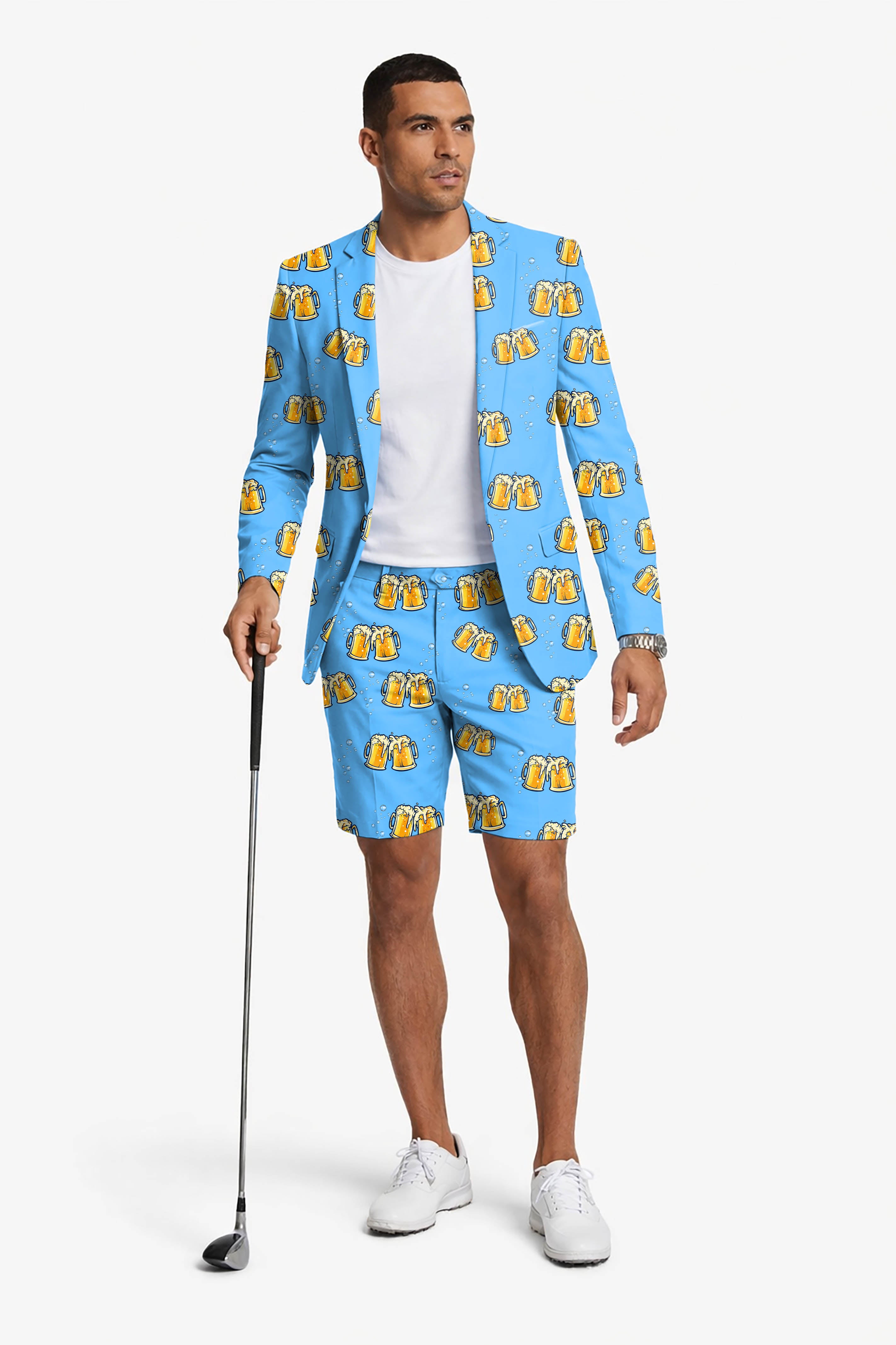 Cheers! Men's Party Costumes-Theme Party 2pcs Suit set-Blazer Shorts