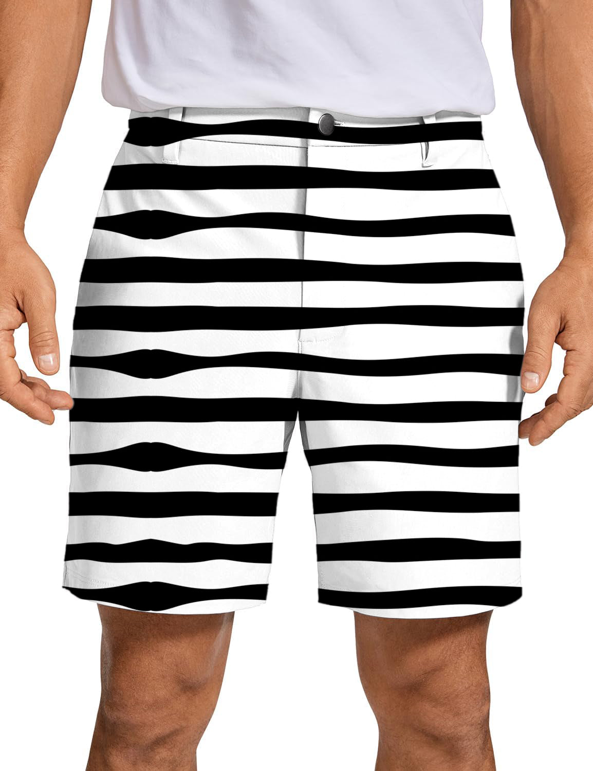 Men's Zebra stripes Golf Shorts