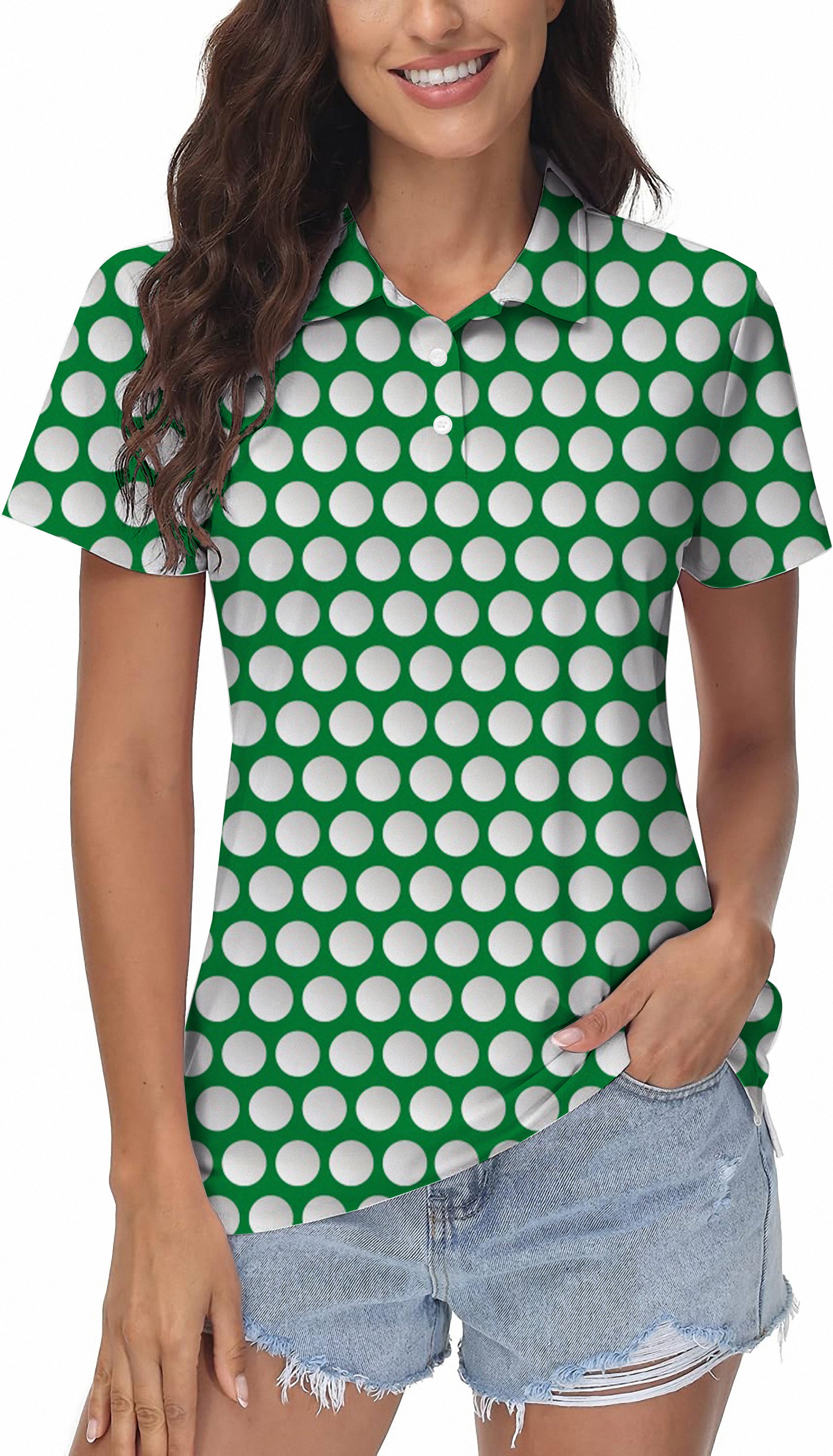 golf ball Women's Golf Polo