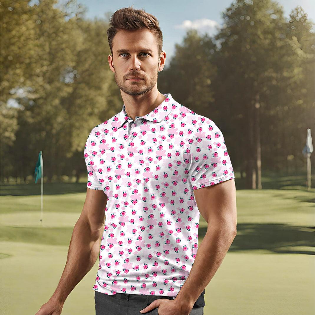 Men's Azalea Elegance golf polo