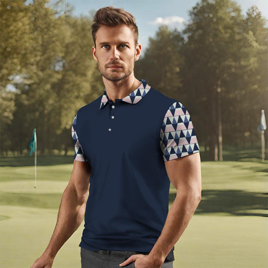 Men's Navy Blue golf polo