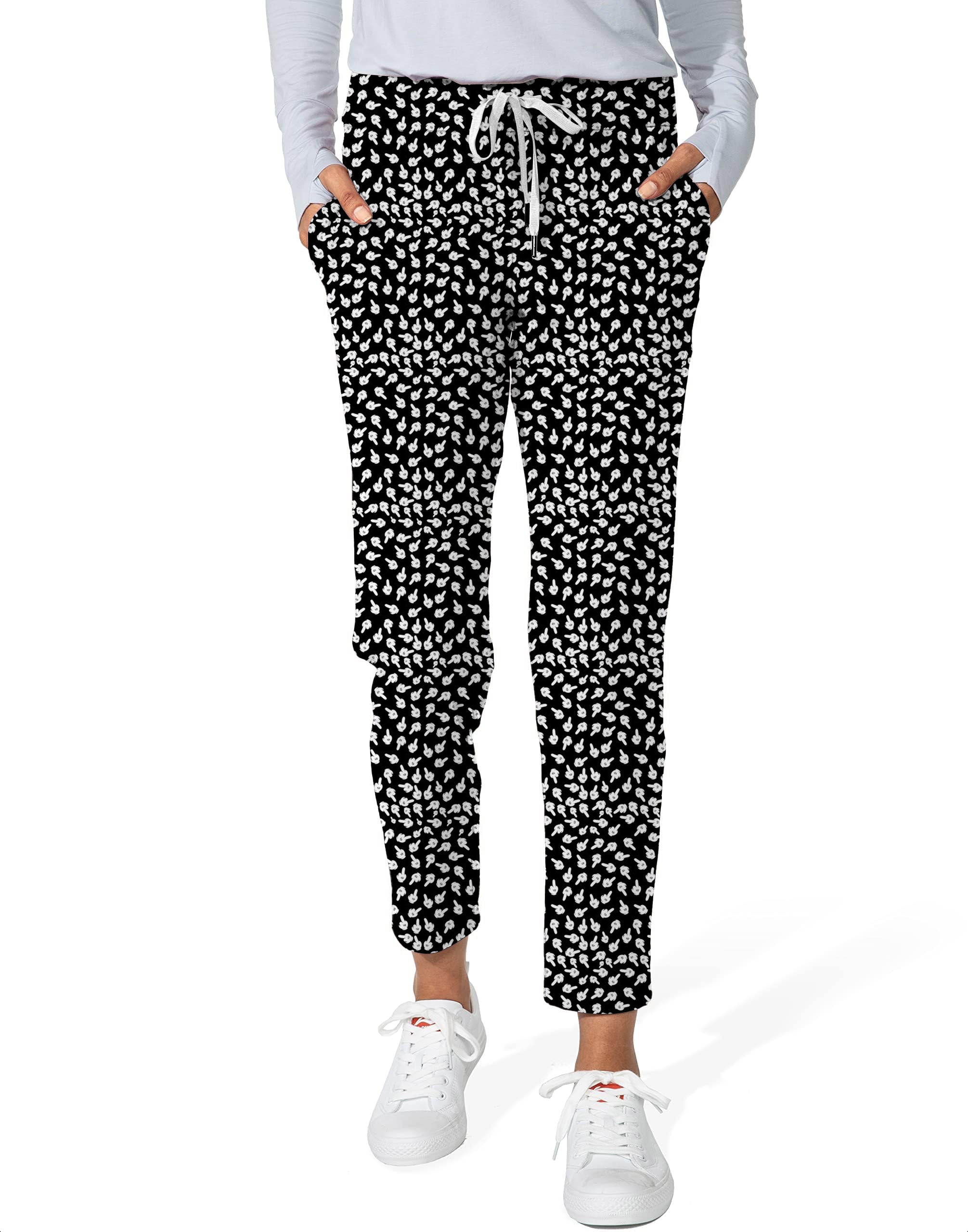 Middle Finger-Women's 7/8 Stretch Ankle Golf Pants