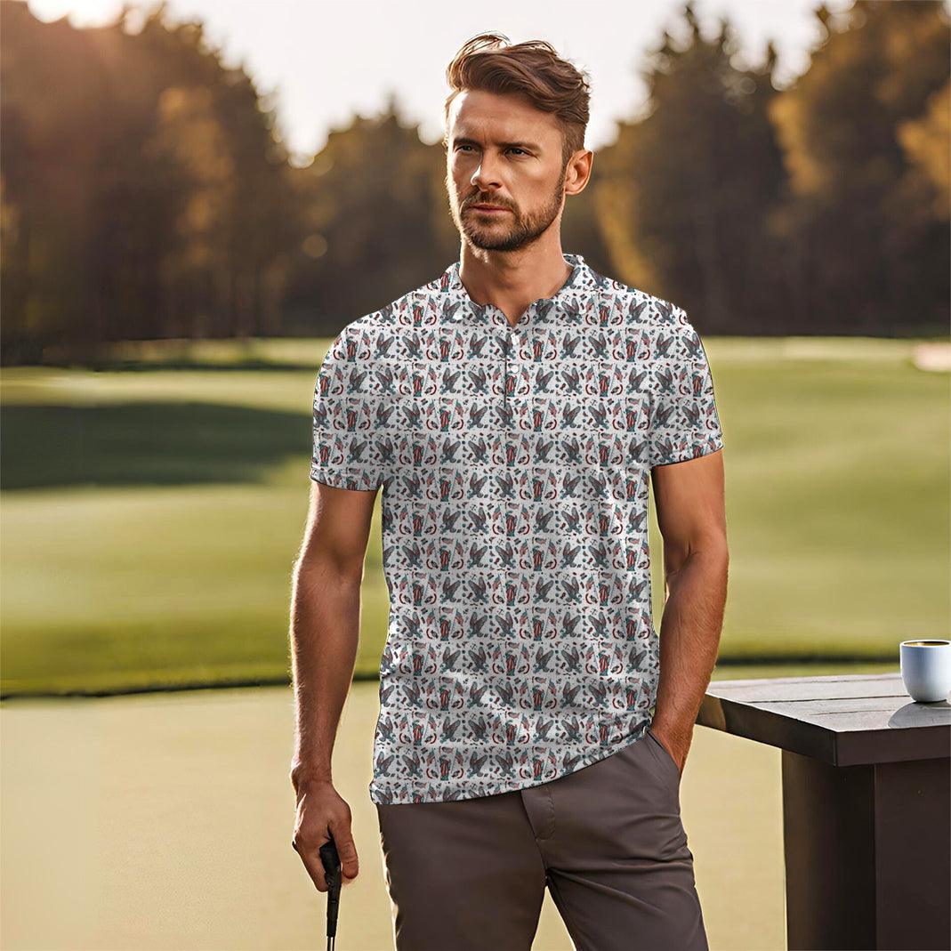 Men's Born in the USA golf polo