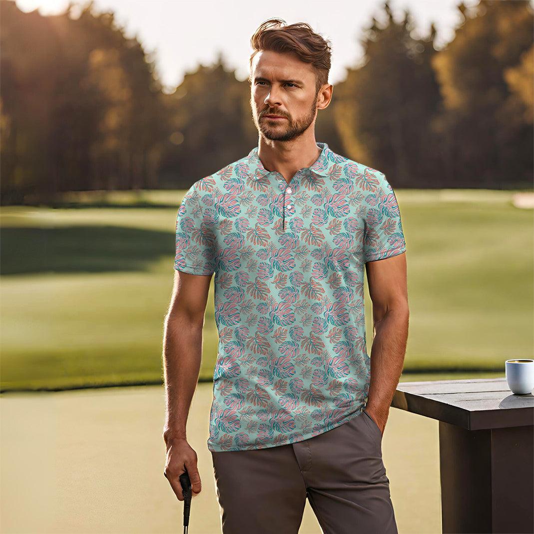 Men's Magic Leaves golf polo