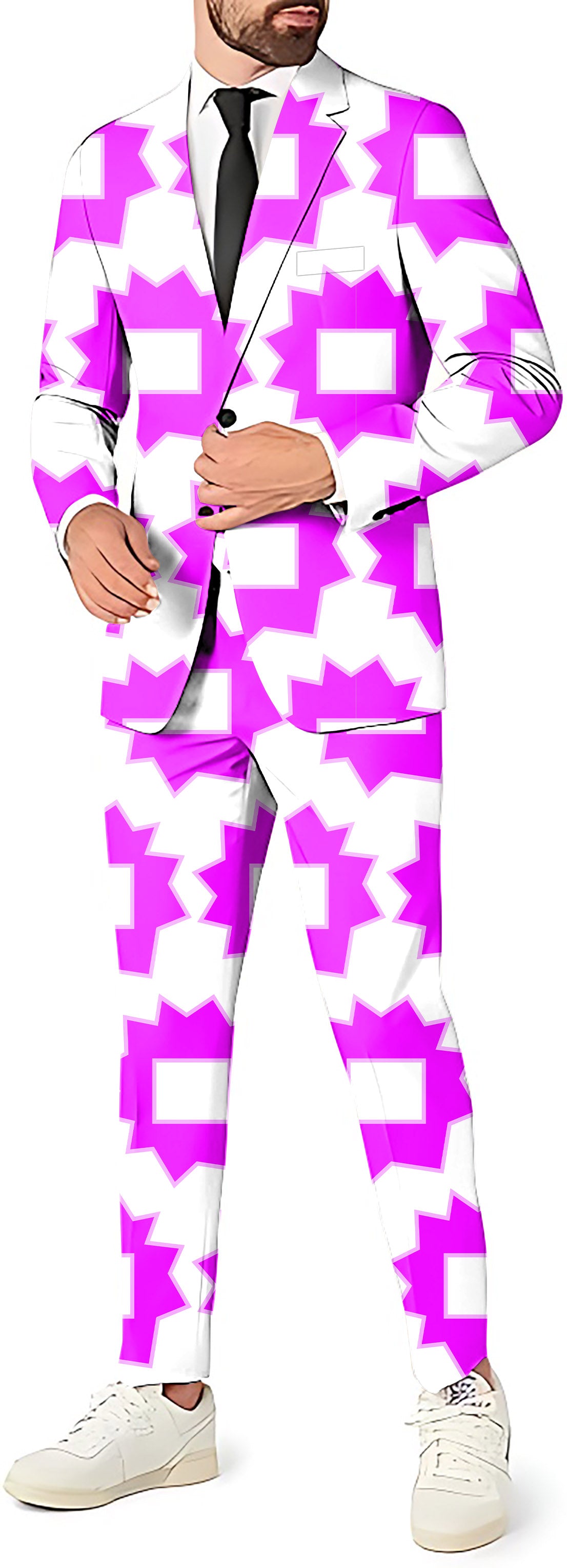 Explosion Geometry Limited Edition Men's Party Costumes Theme Party 2 or 3pcs Suit set-Blazer Pants & Vest