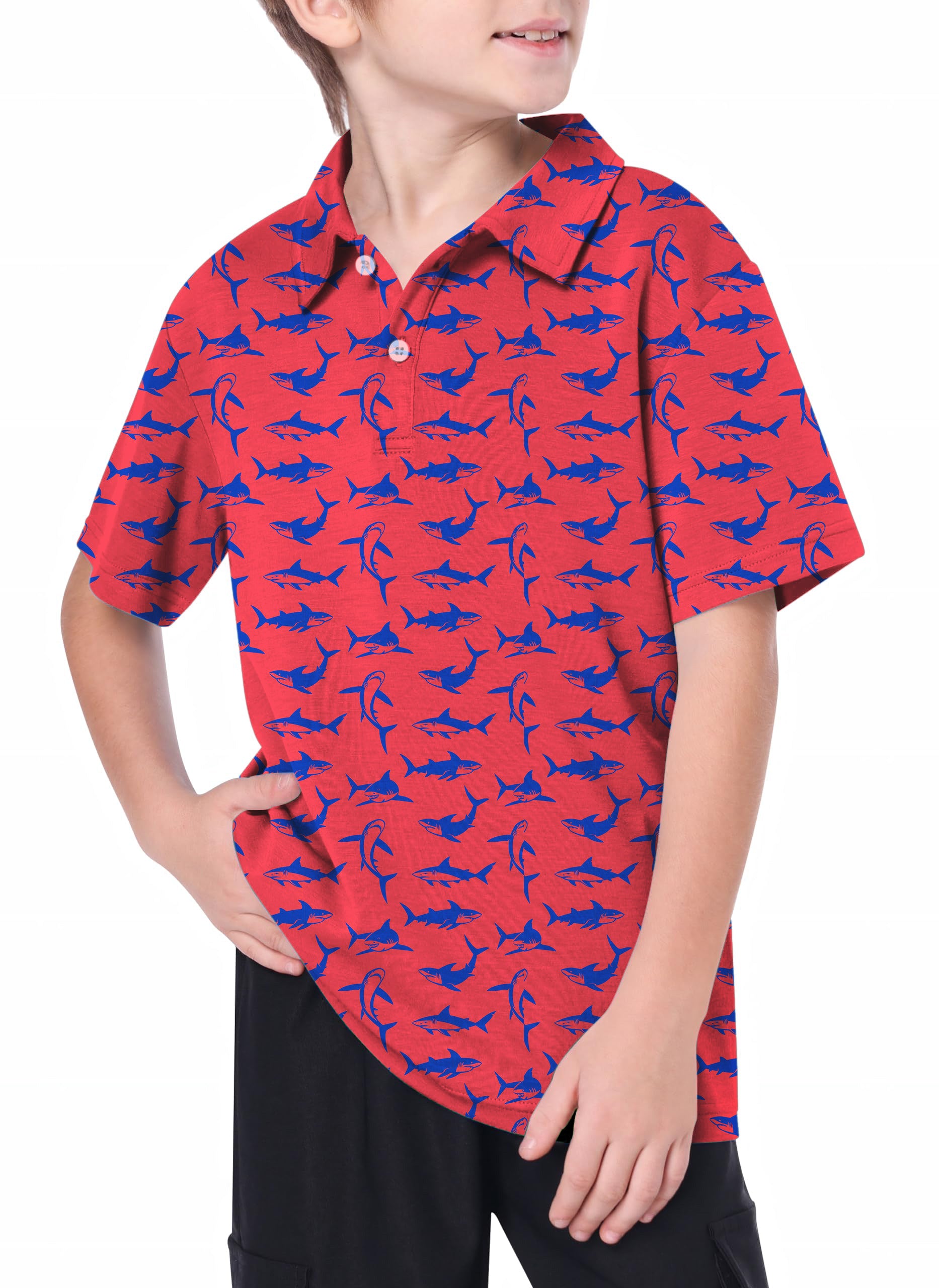 Youth Underwater Frenzy Golf Polo