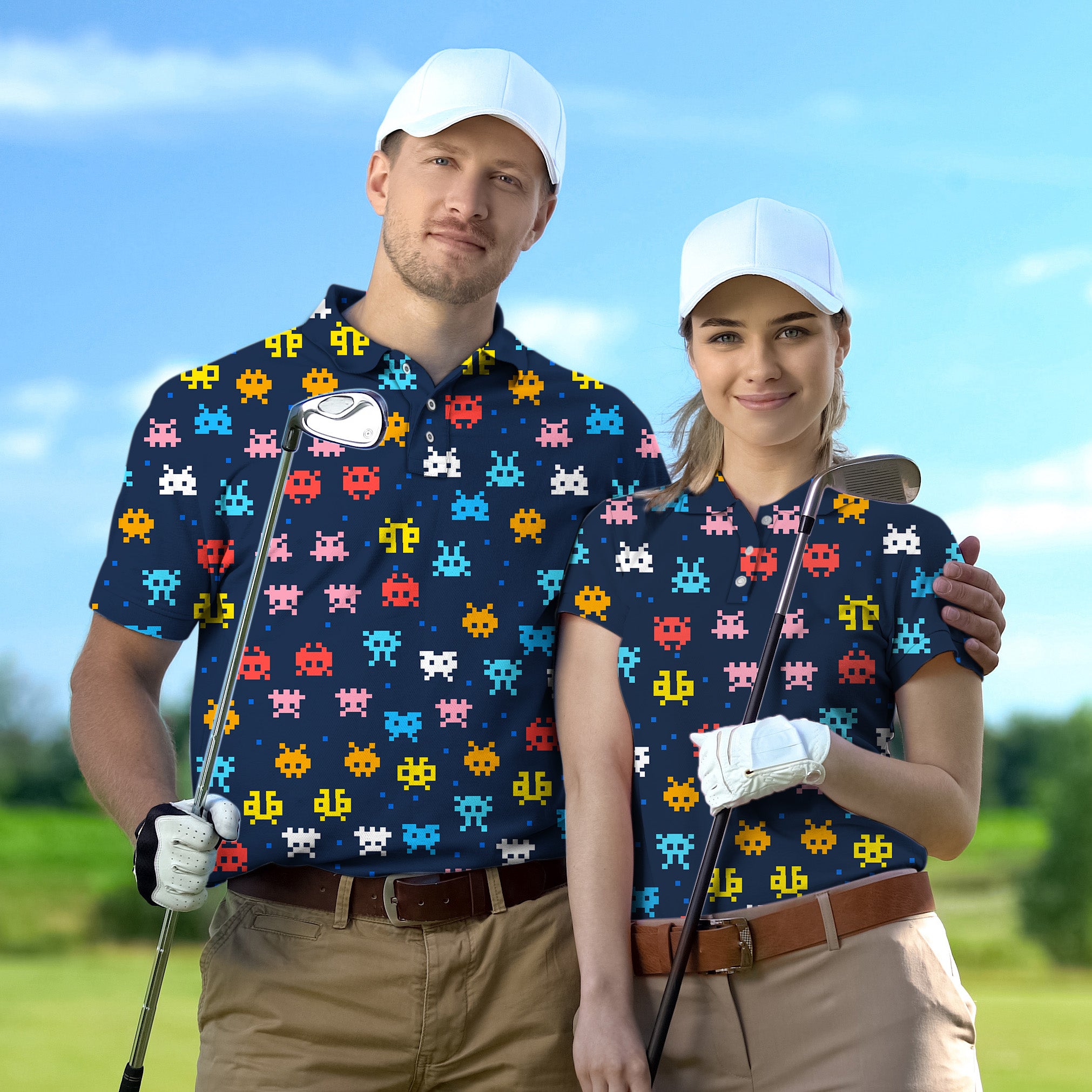 Golf Polo Couple Family set Good Ol Game