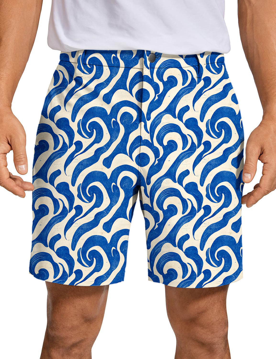 Men Blue Harmony Golf Shorts
