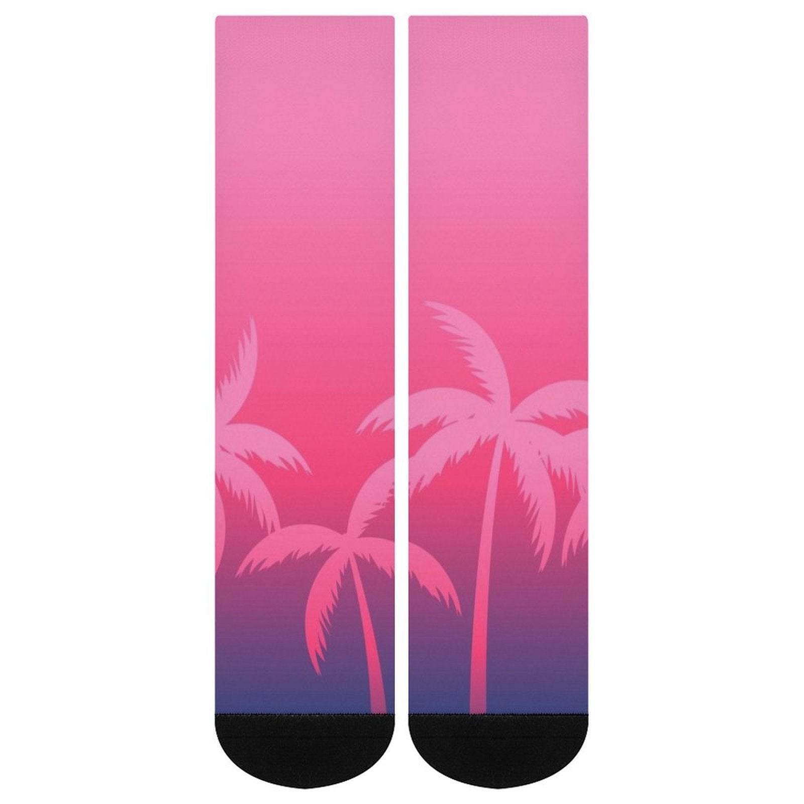 Pink Palm Paradise Prined socks Gifts for Men Women