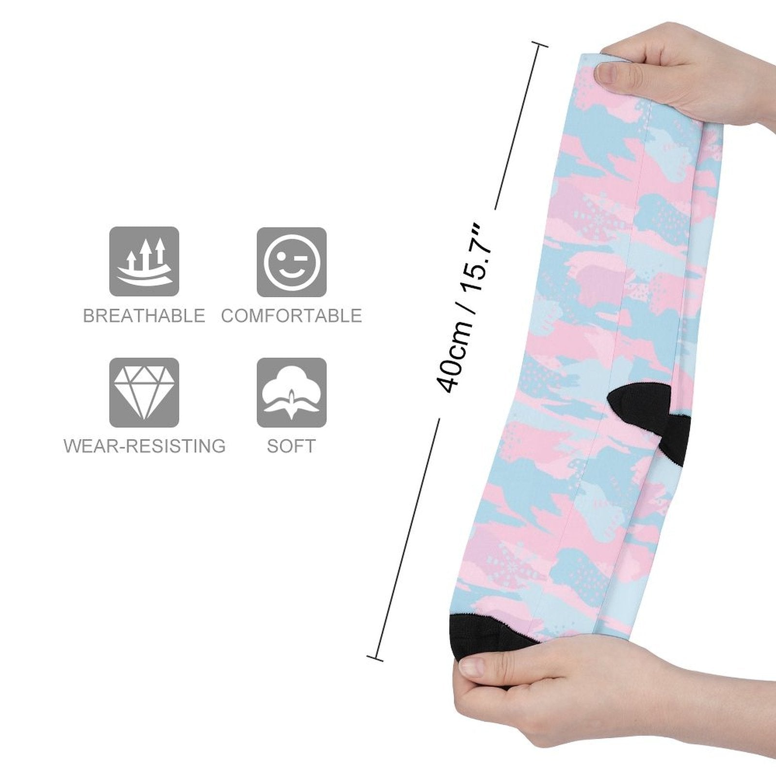URBAN INSPIRED Prined socks Gifts for Men Women