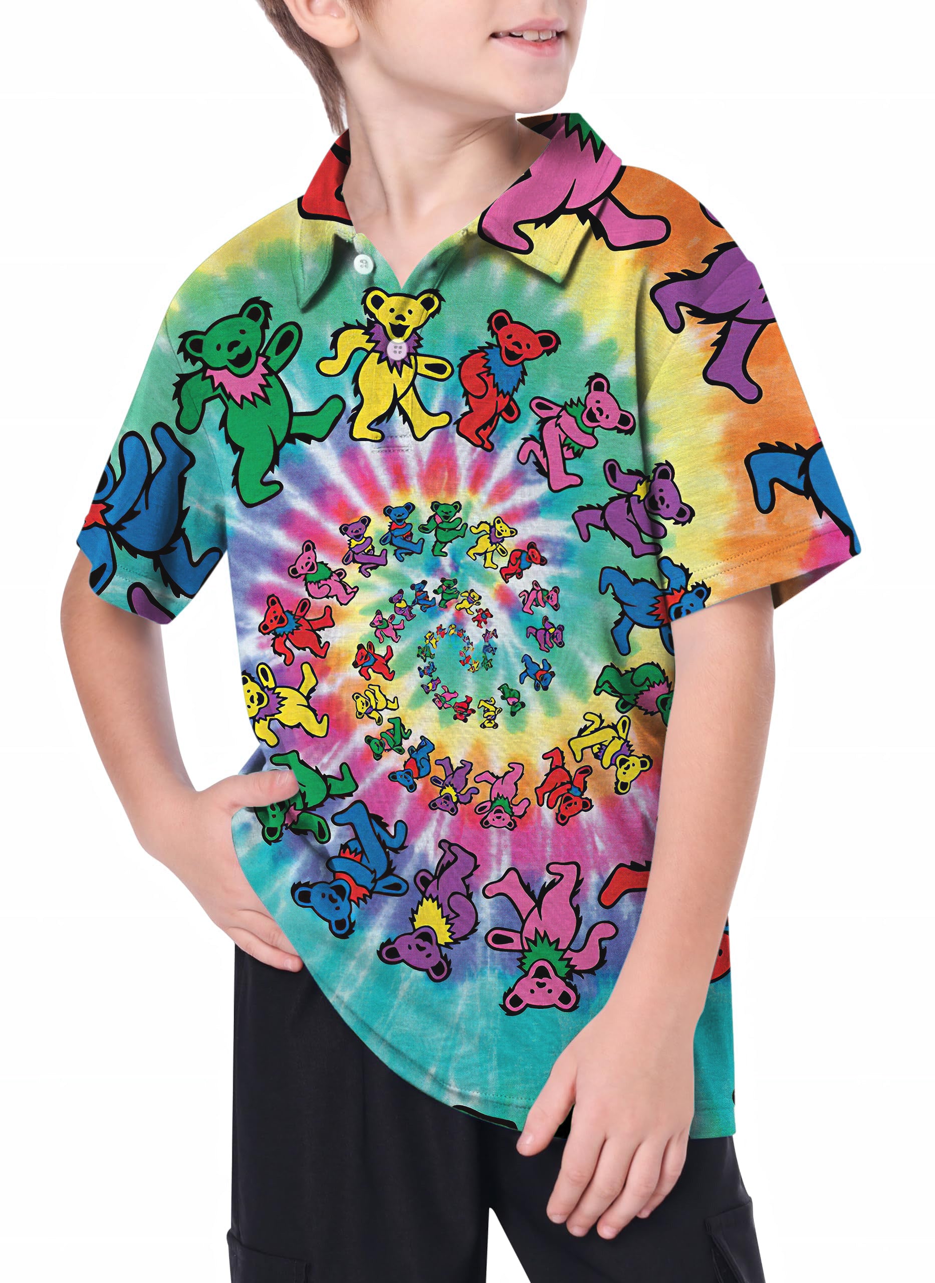 Youth Kaleidoscope Koala Golf Polo