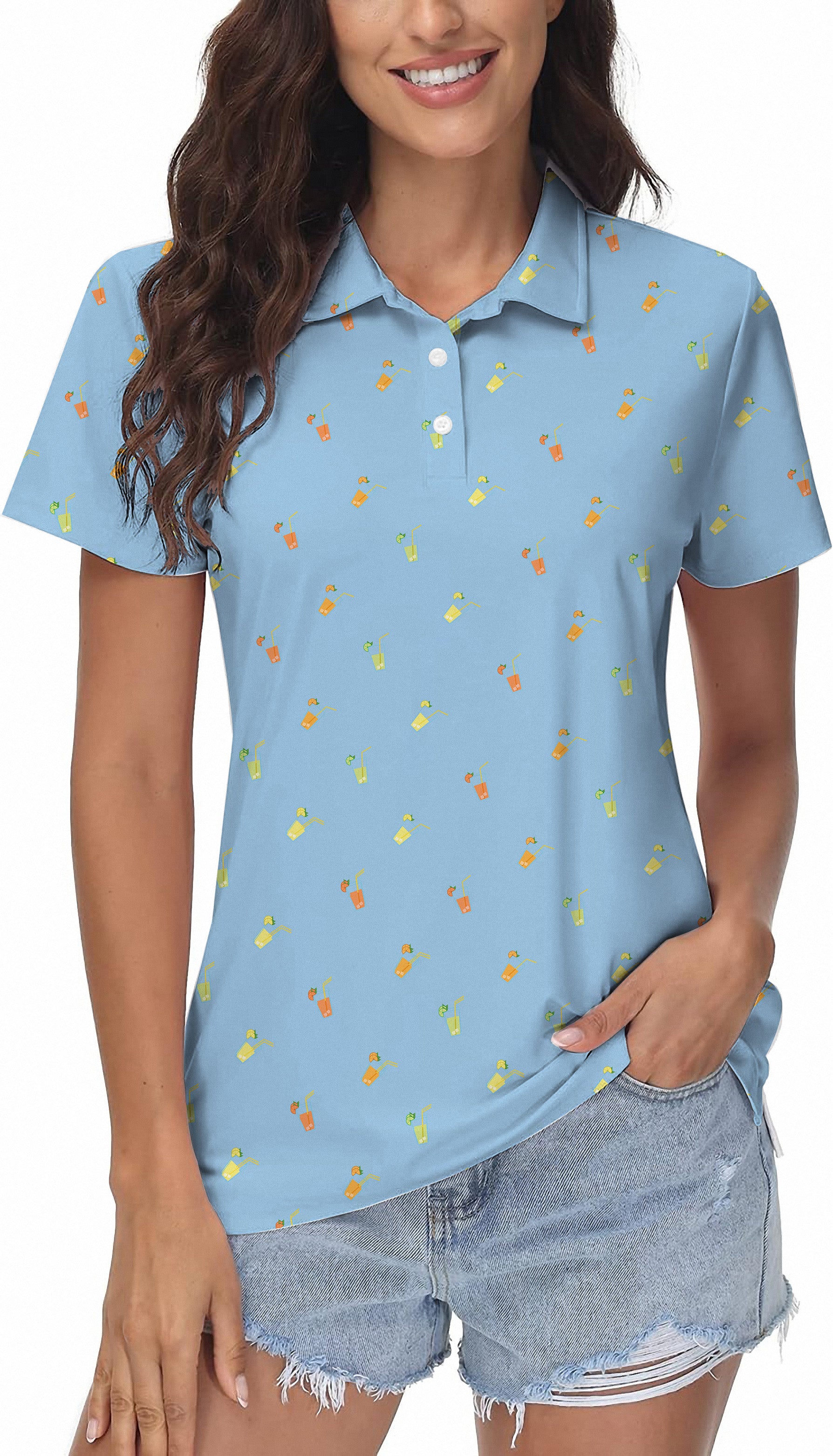 Women's fresh juice Golf Polo