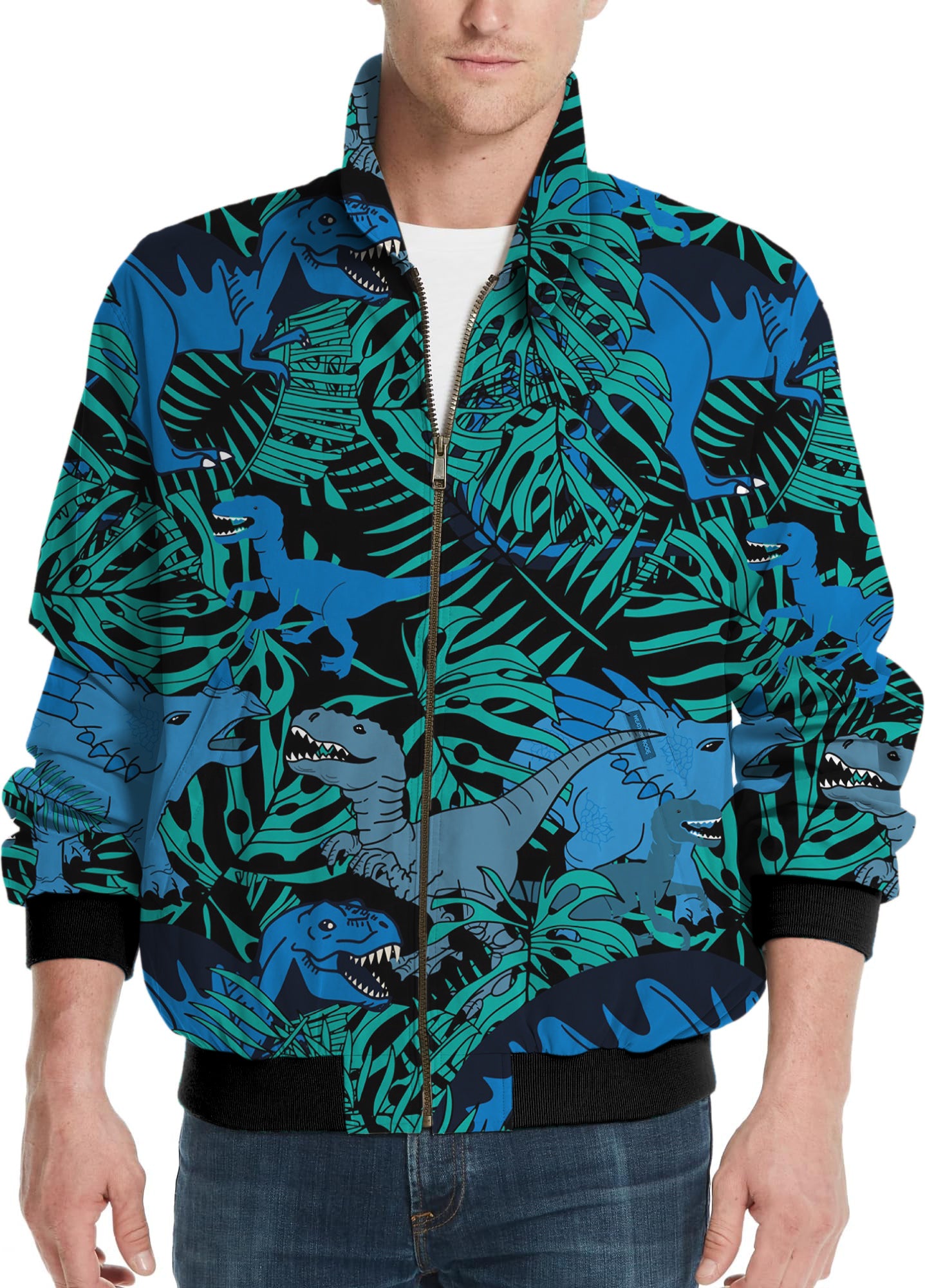 T-Rex Jungle-Men's Golf Windbreaker Light Jacket