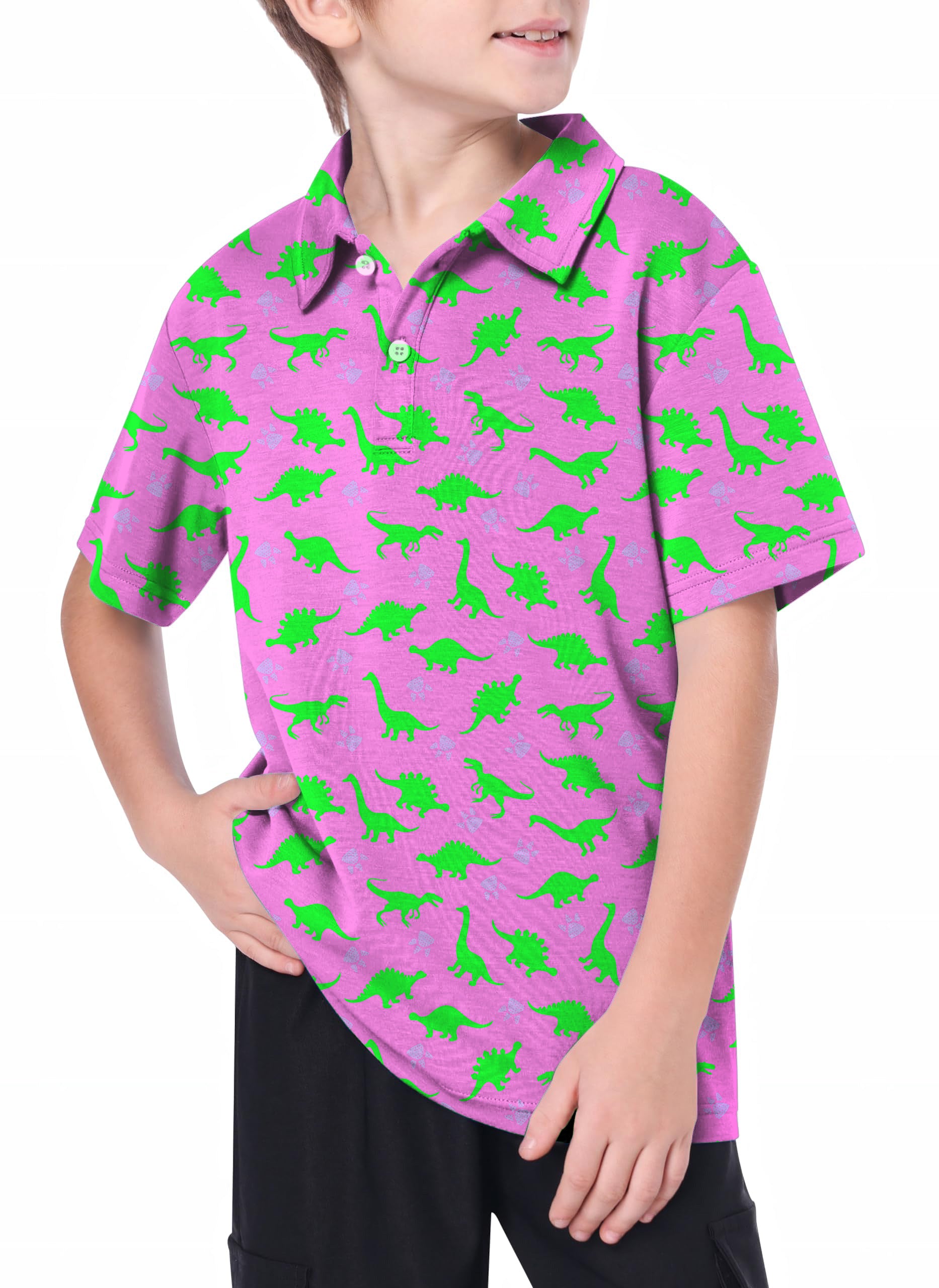 Youth Pink Land Before Time Golf Polo