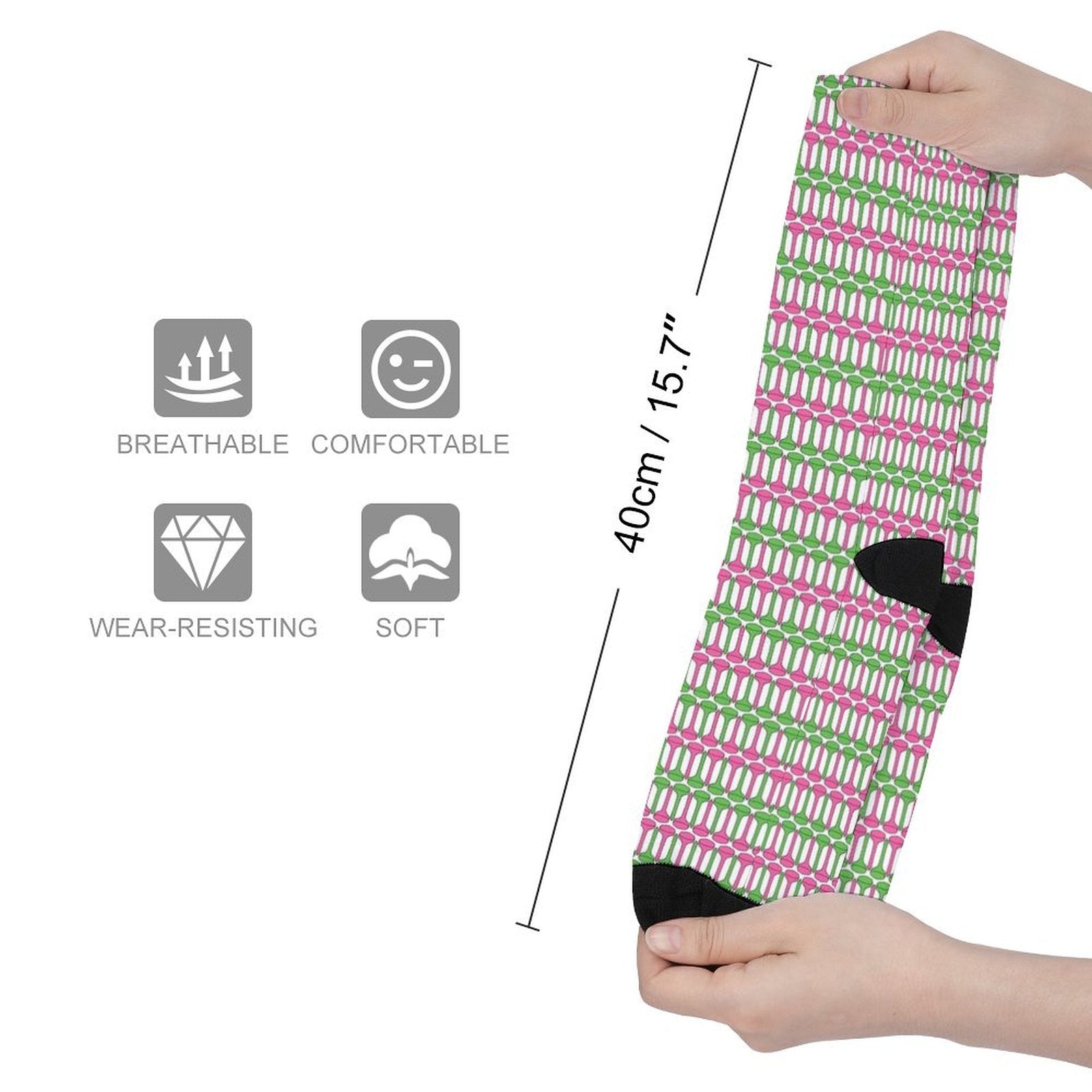 Golf Dings Prined socks Gifts for Men Women
