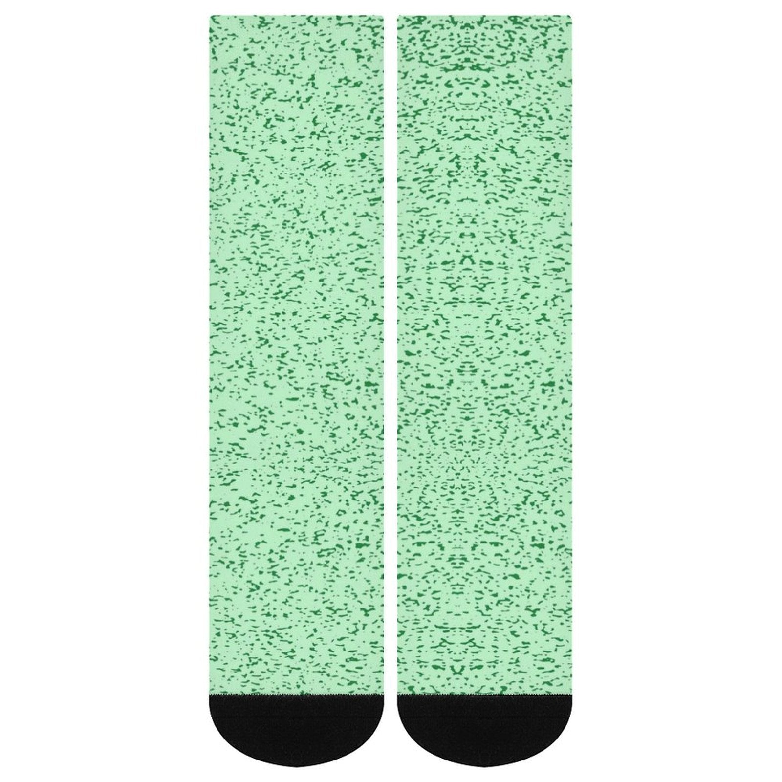 Graffiti Greens Prined socks Gifts for Men Women