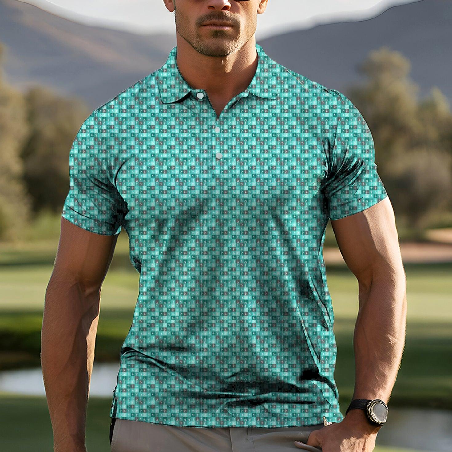 Men's Pole Dance golf polo