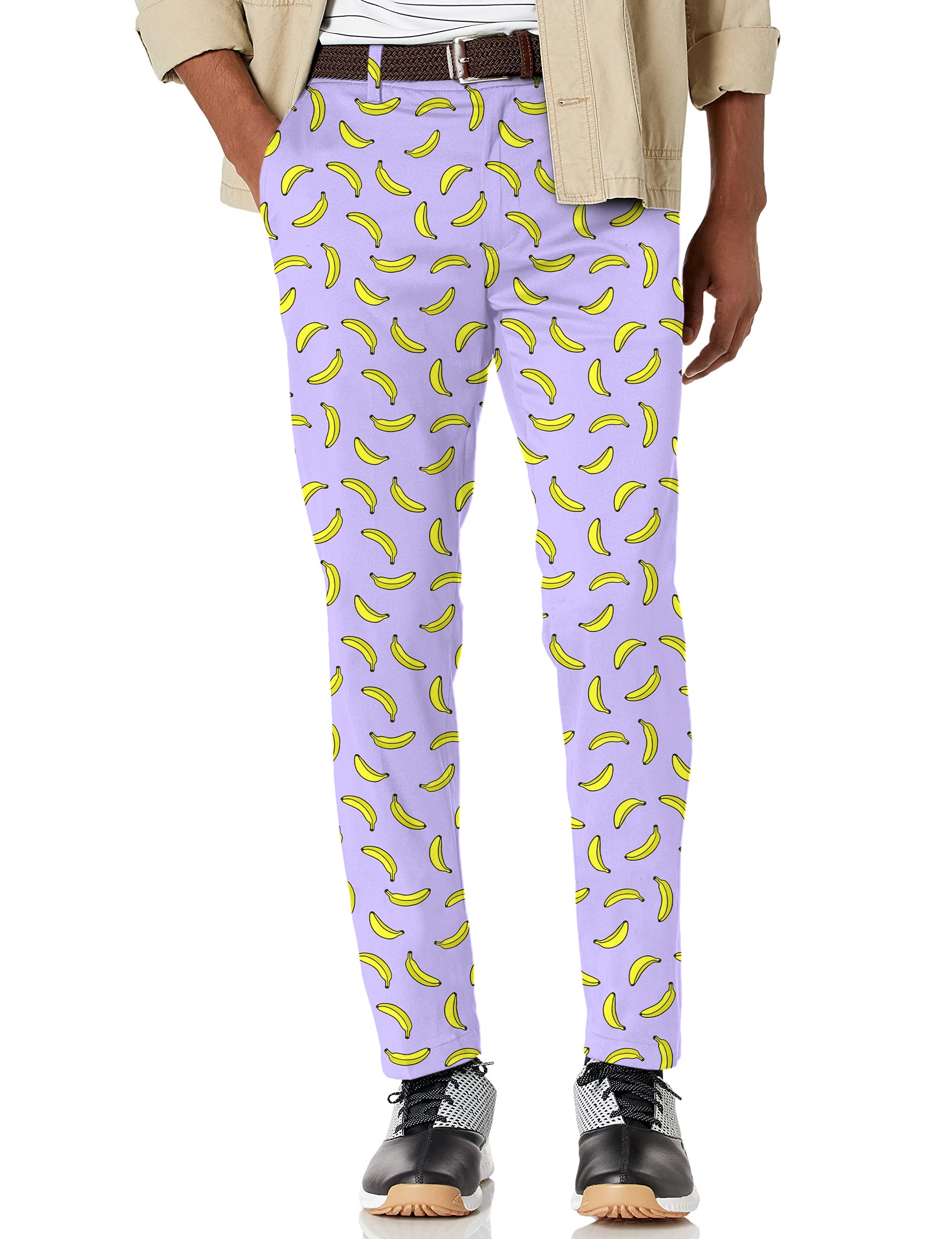 Men's Taro Purple Banana Stretch Golf Pants