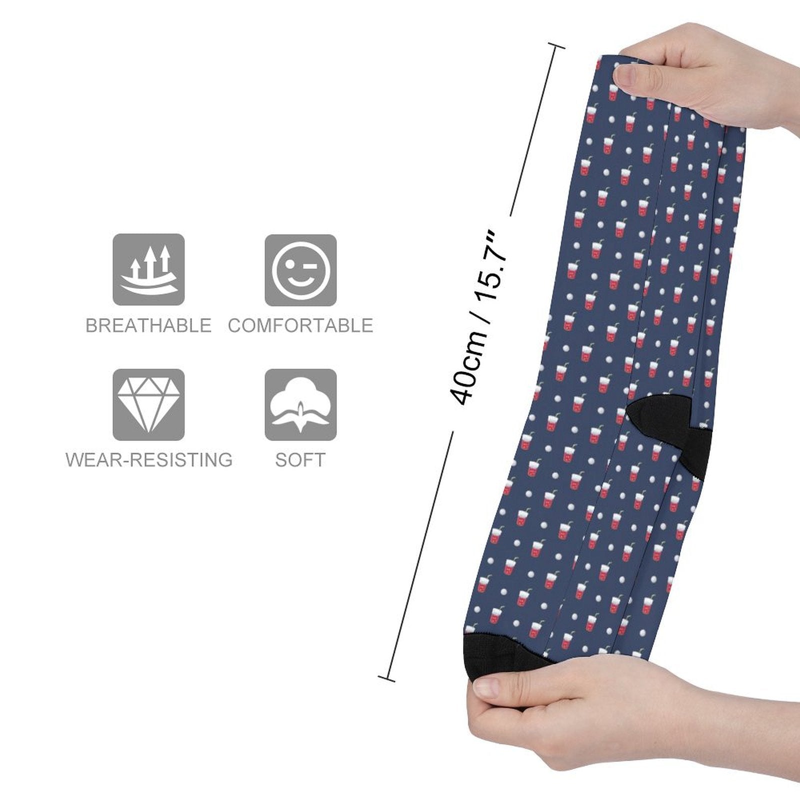 19th Hole Prined socks Gifts for Men Women