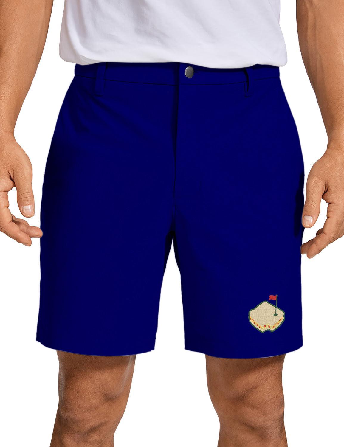 Cheese Sandwich Embroidery Golf men's short