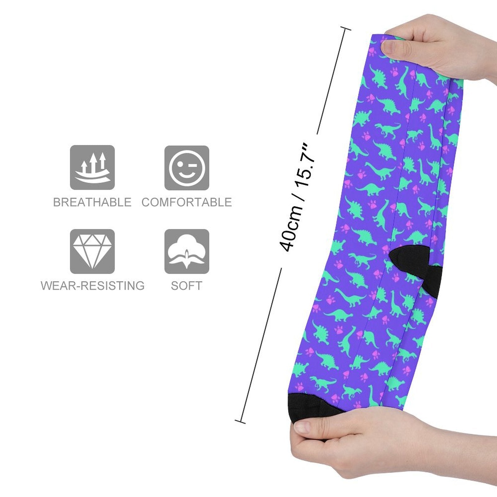 Land Before Time Prined socks Gifts for Men Women