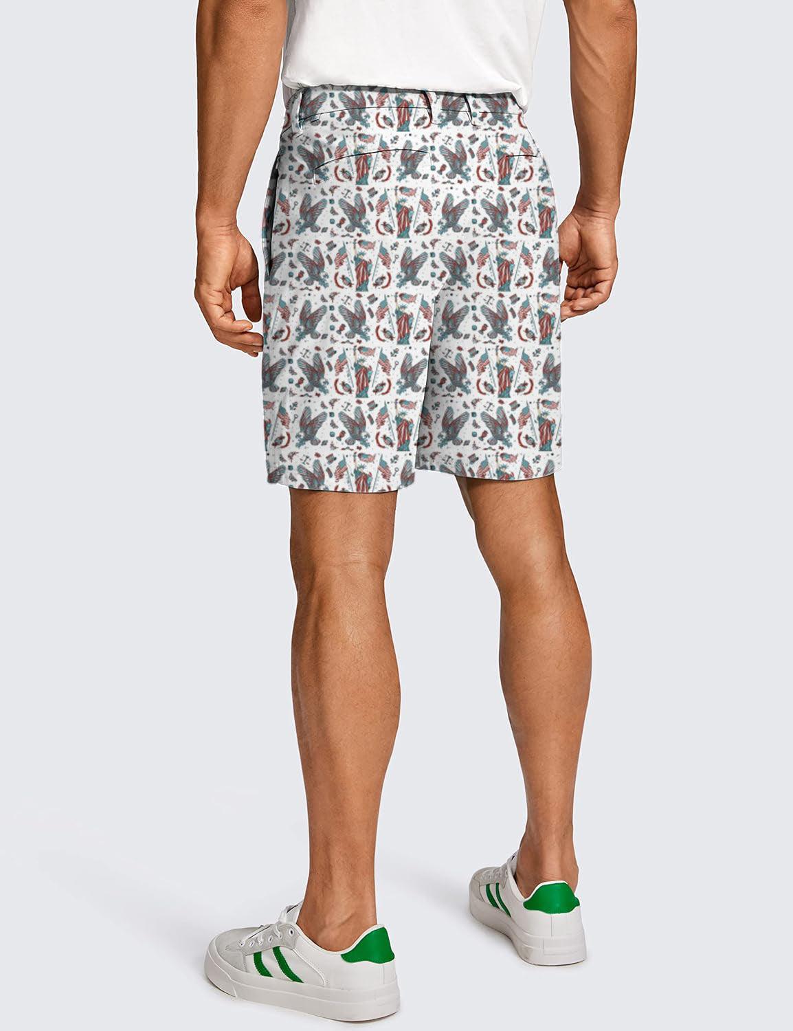 Men Born In the USA Golf Shorts