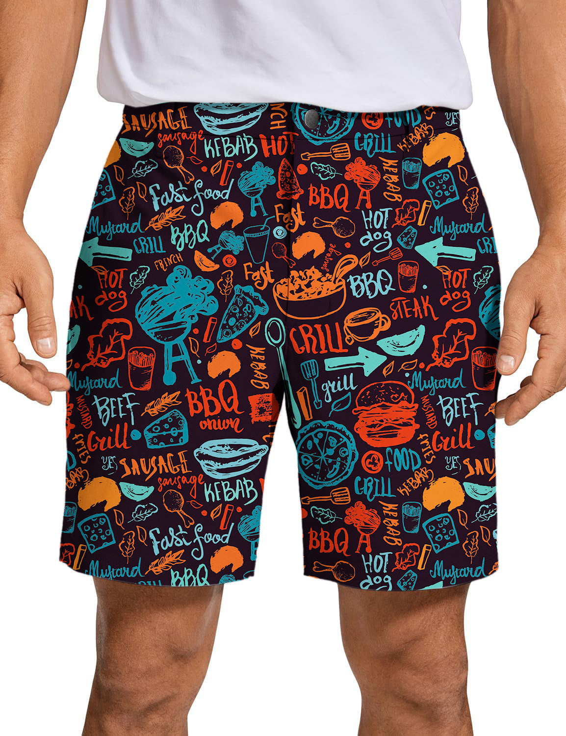 Men's Sunday BBQ Golf Shorts