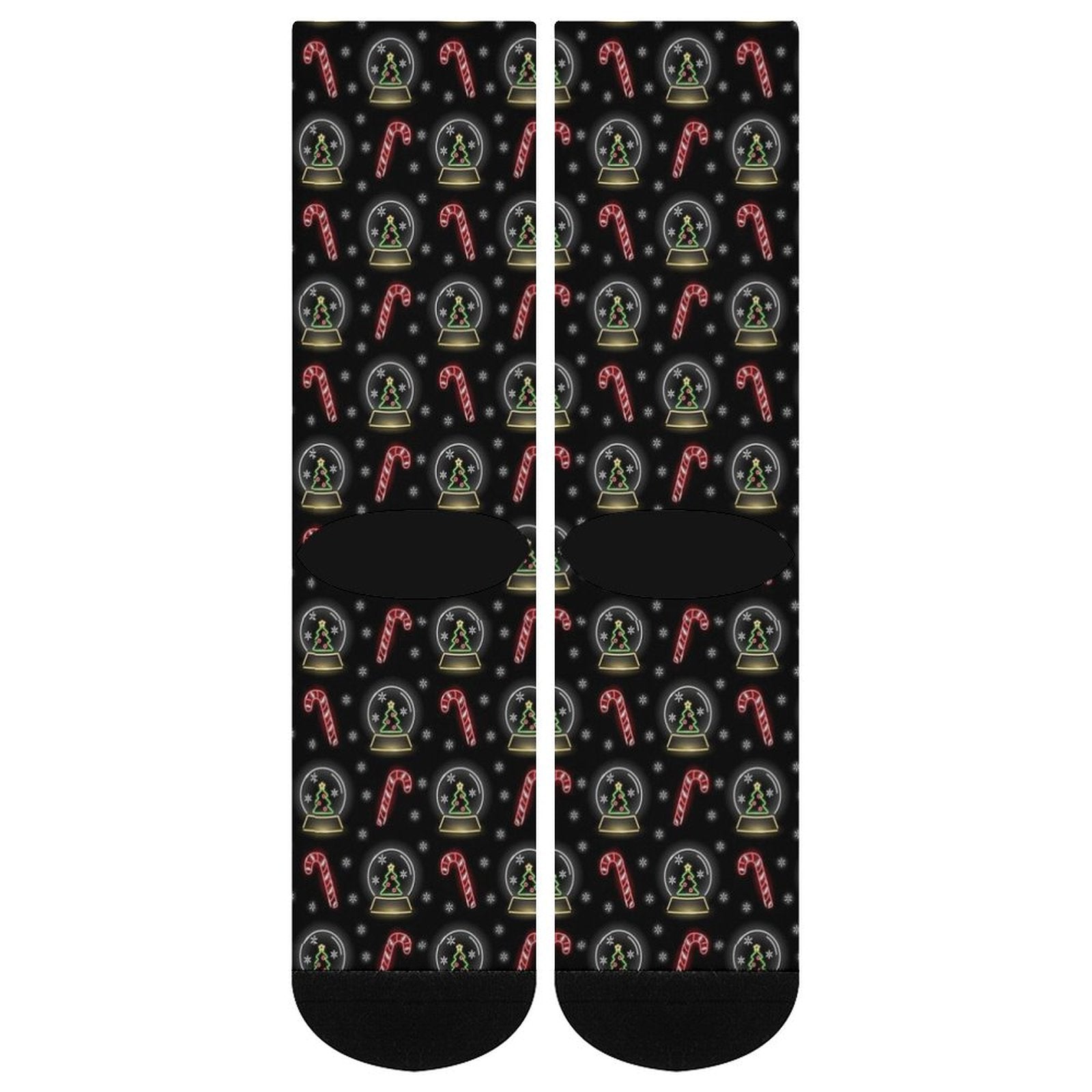 Neon Candy Canes Prined socks Gifts for Men Women
