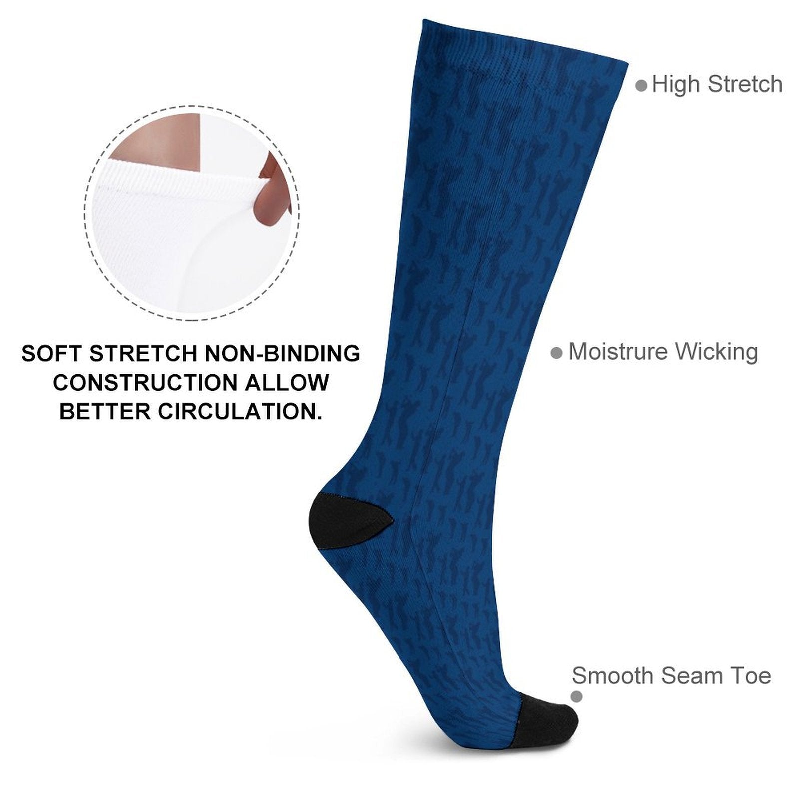 golf player Prined socks Gifts for Men Women