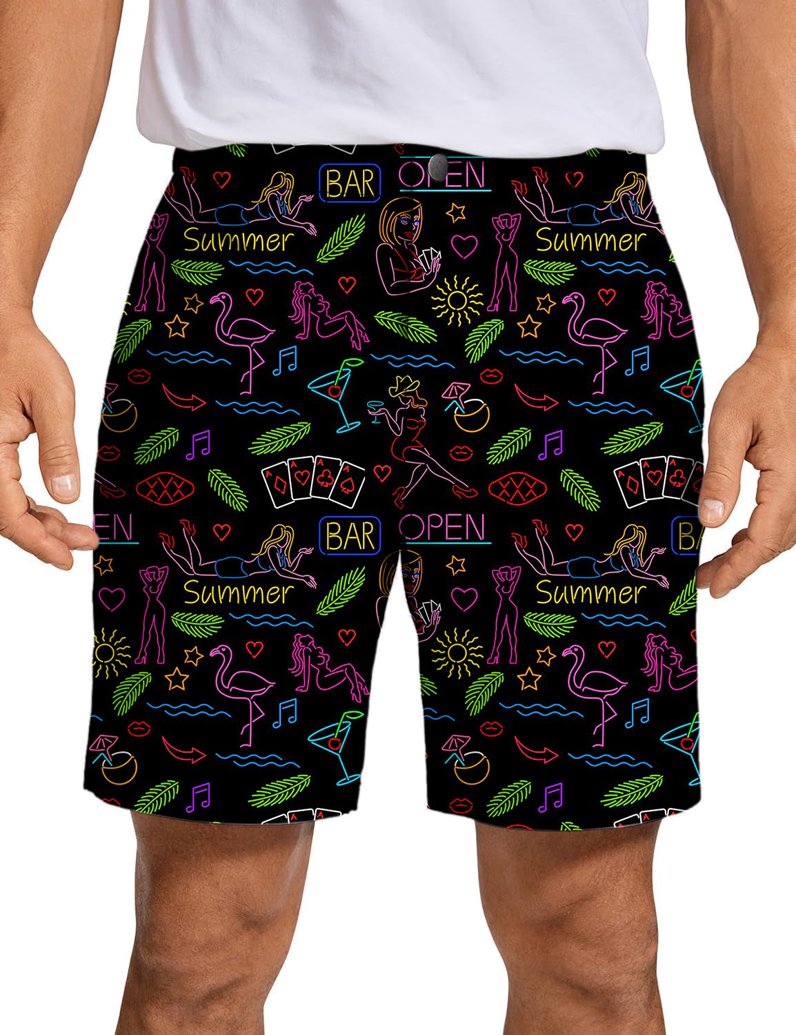 Men's open bar Golf Shorts