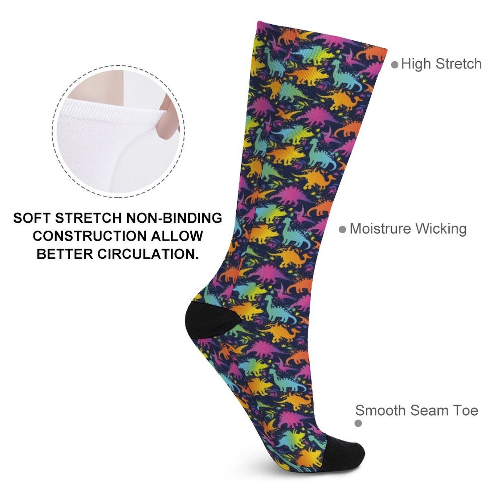Dinosaur Party Prined socks Gifts for Men Women