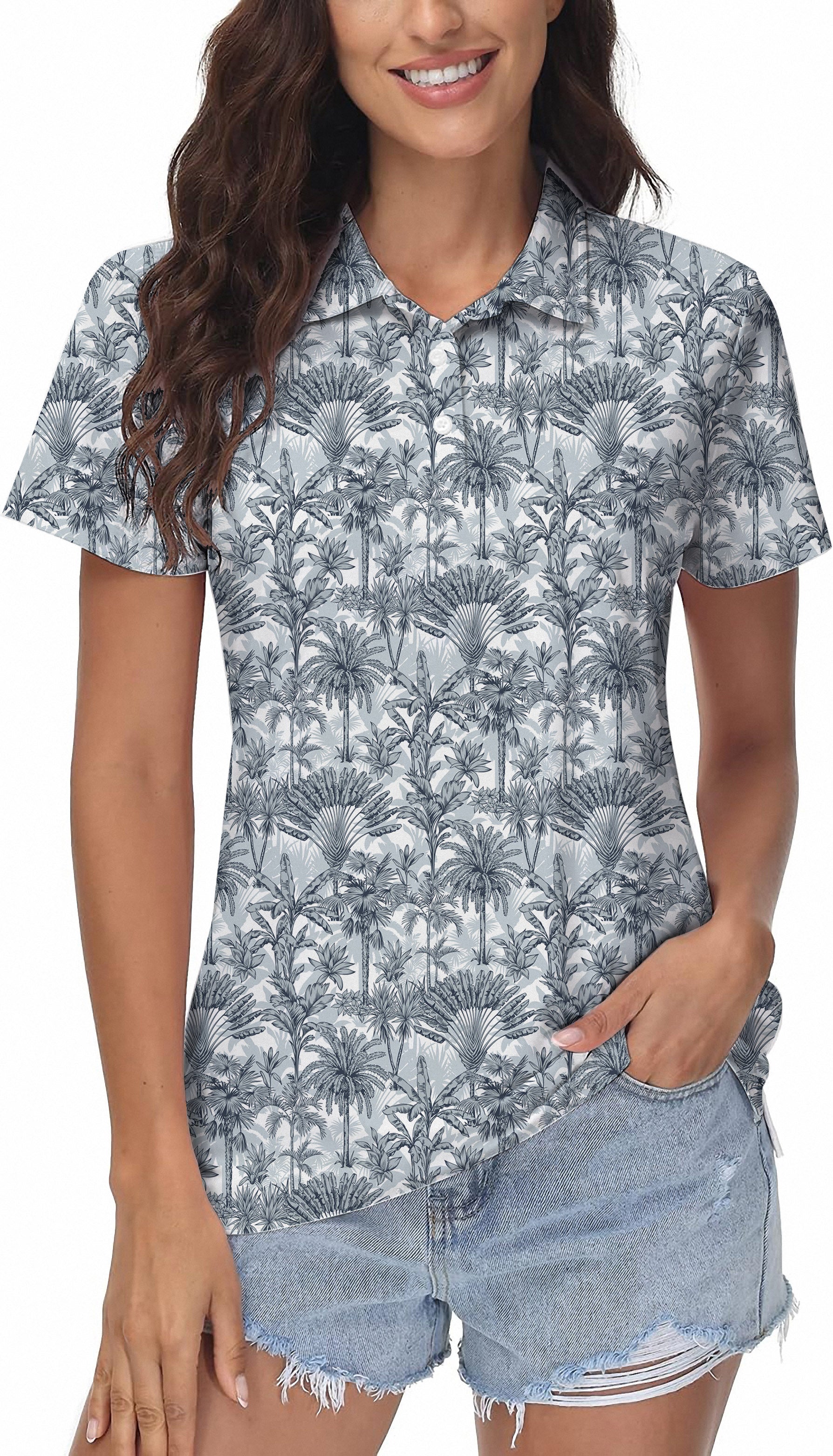 Twilight Palms Women's Golf Polo