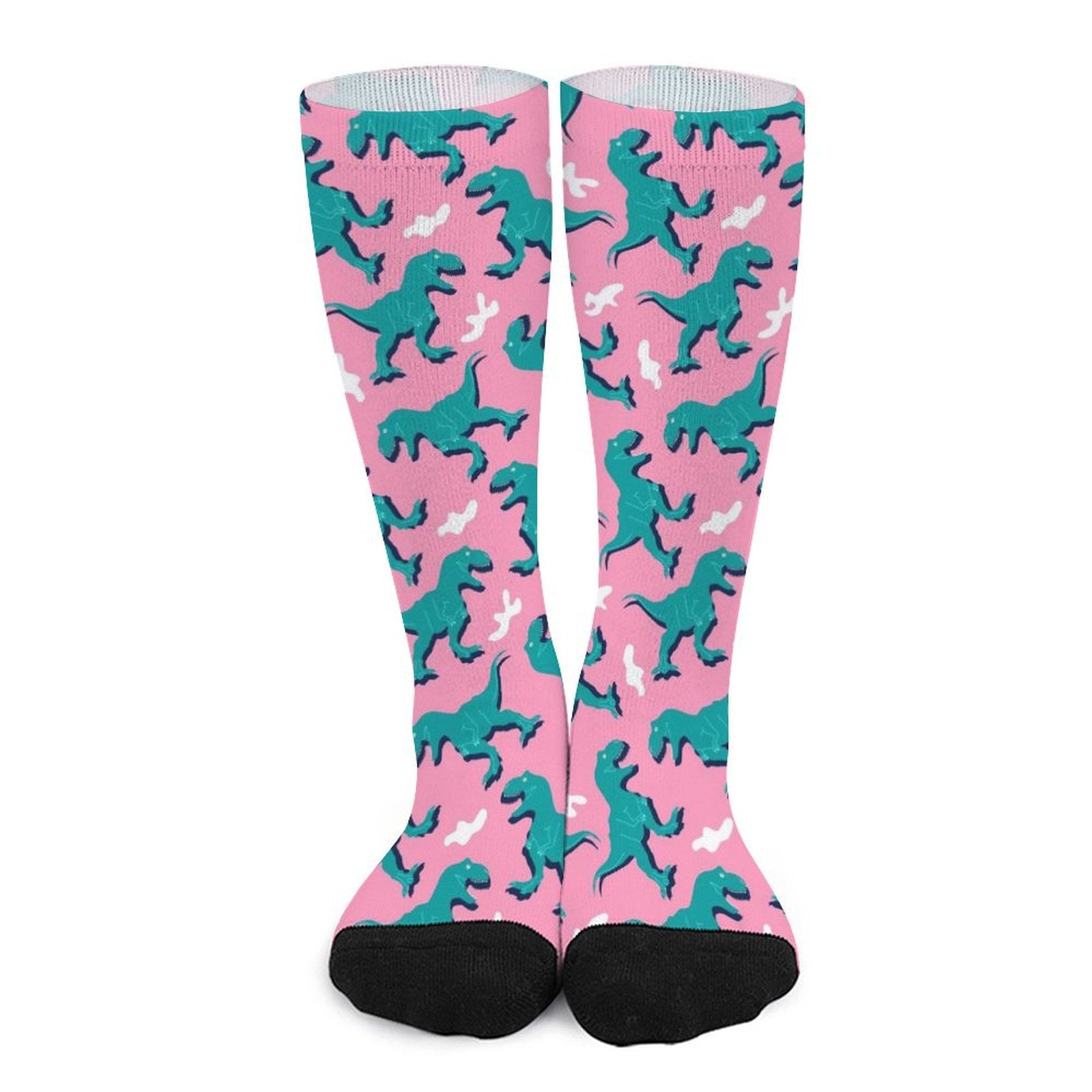 Green Dinosaur Prined socks Gifts for Men Women