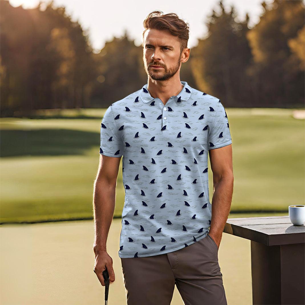 Men's Sharks Below golf polo