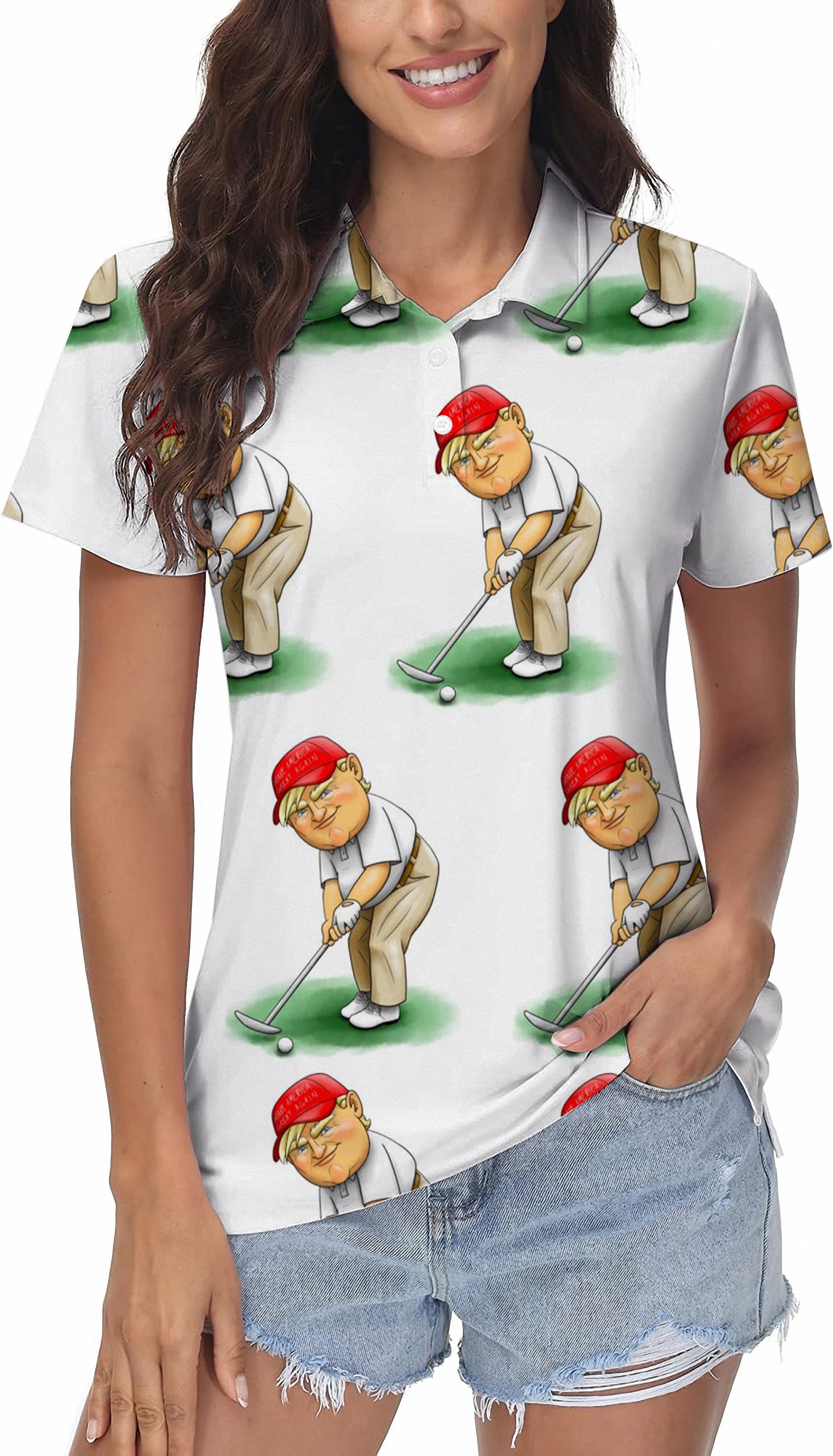 Trump Presidential Women's Golf Polo