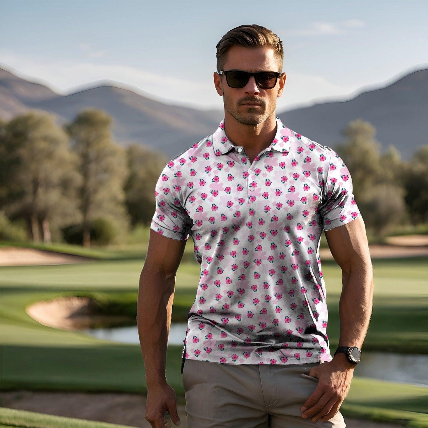 Men's Azalea Elegance golf polo