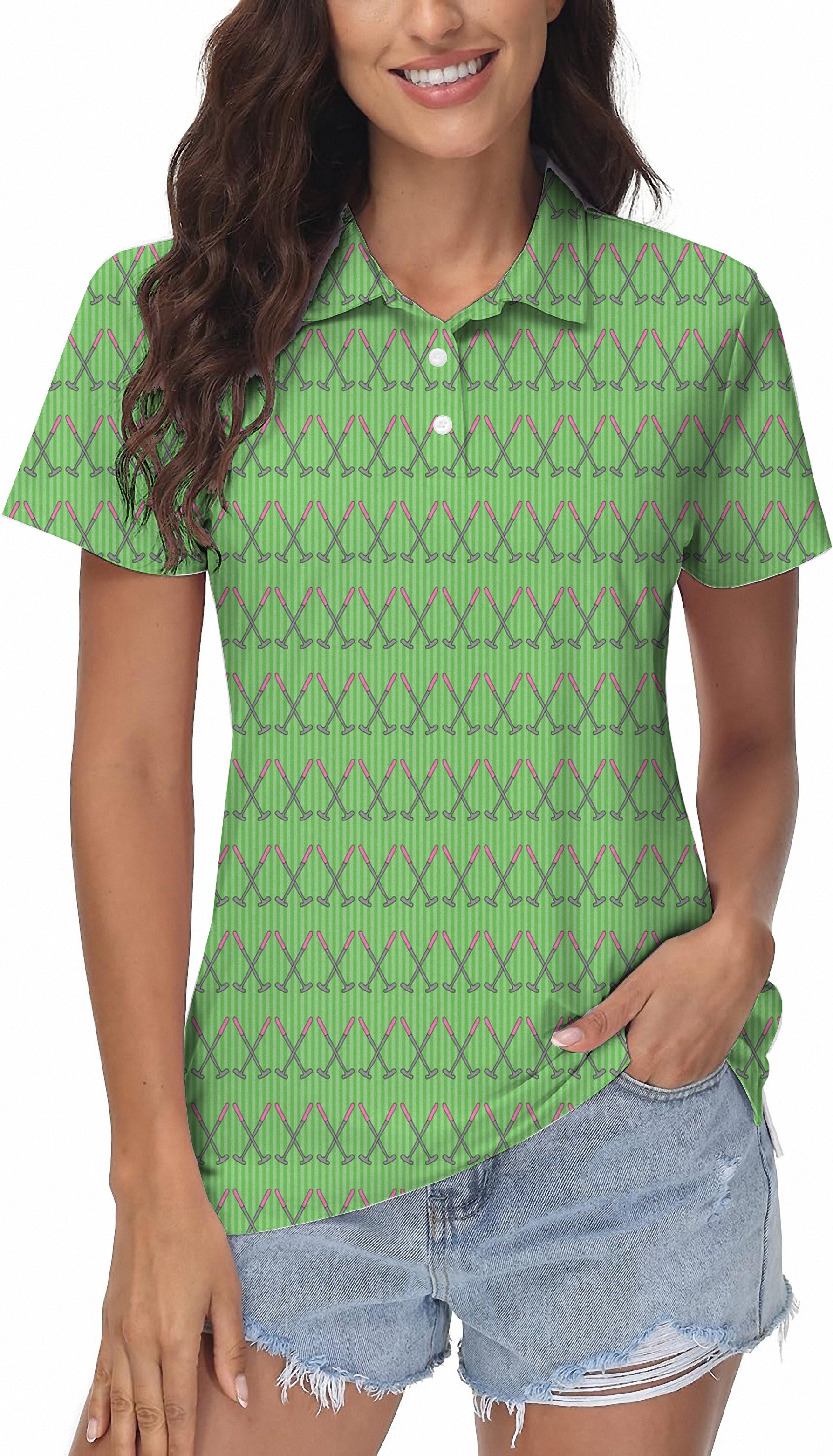 green golf club Women's Golf Polo