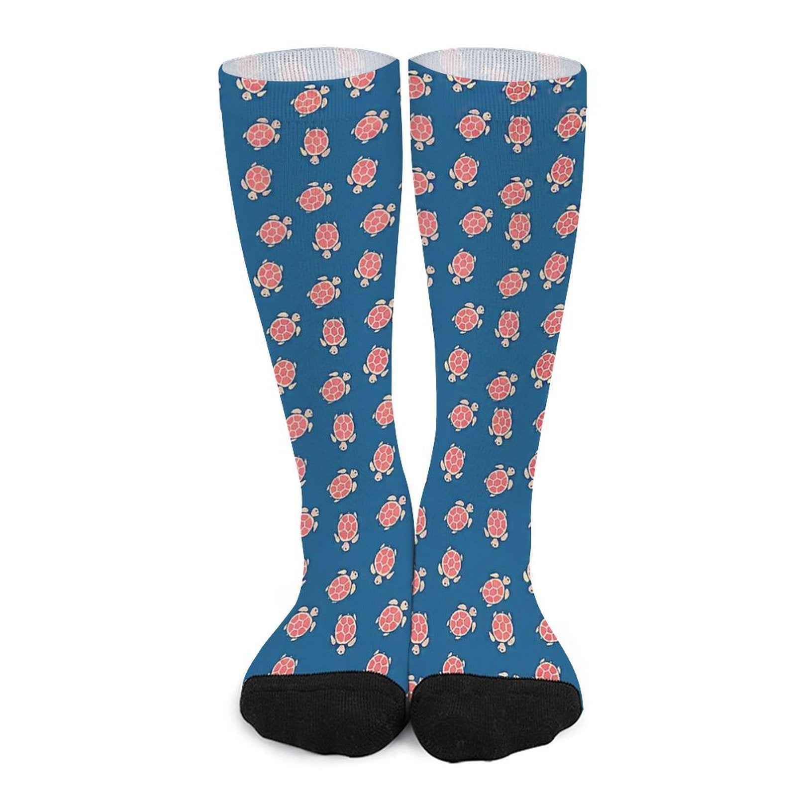 Blue and Turtle Prined socks Gifts for Men Women