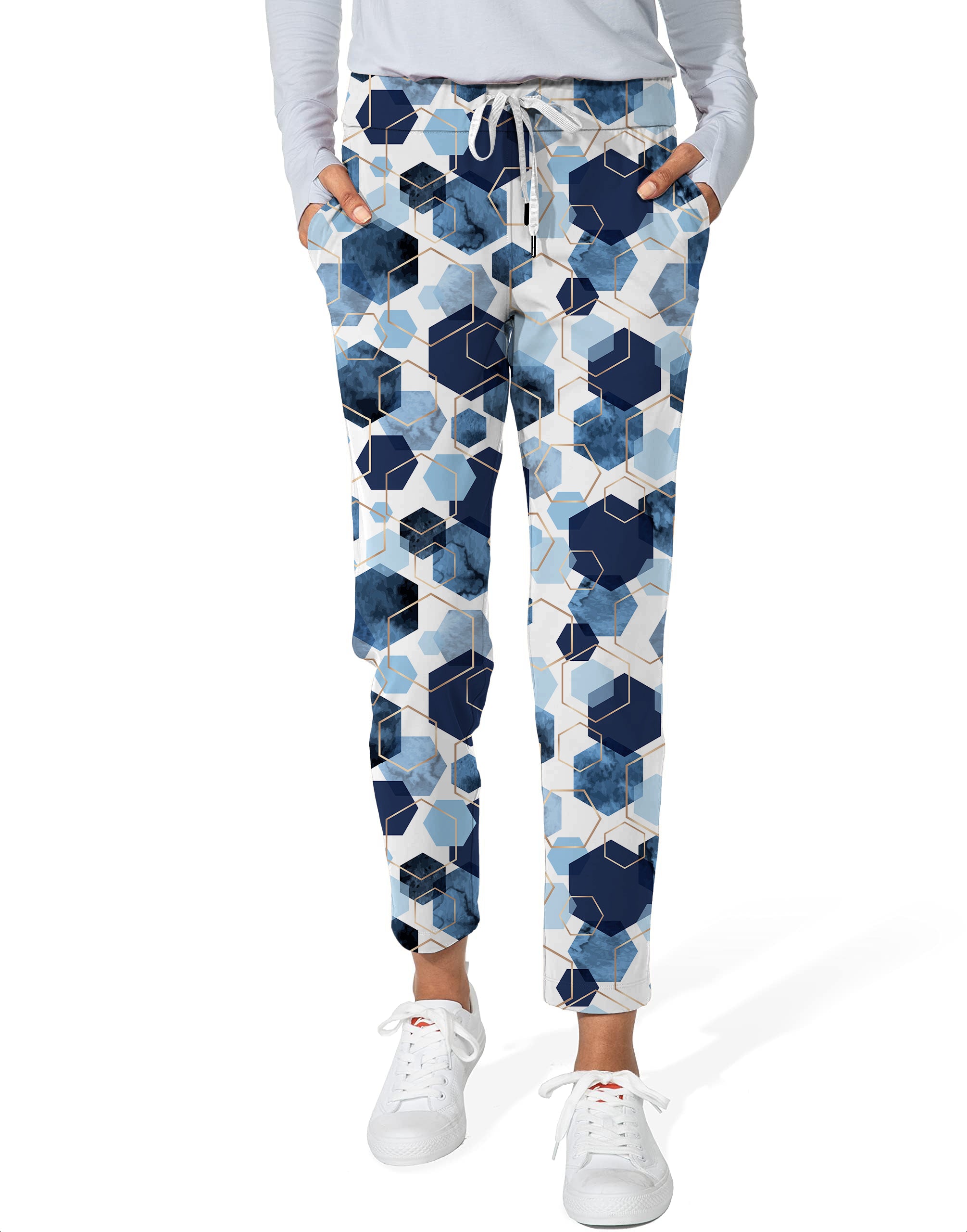 Deep Sea Women's 7/8 Stretch Ankle Golf Pants