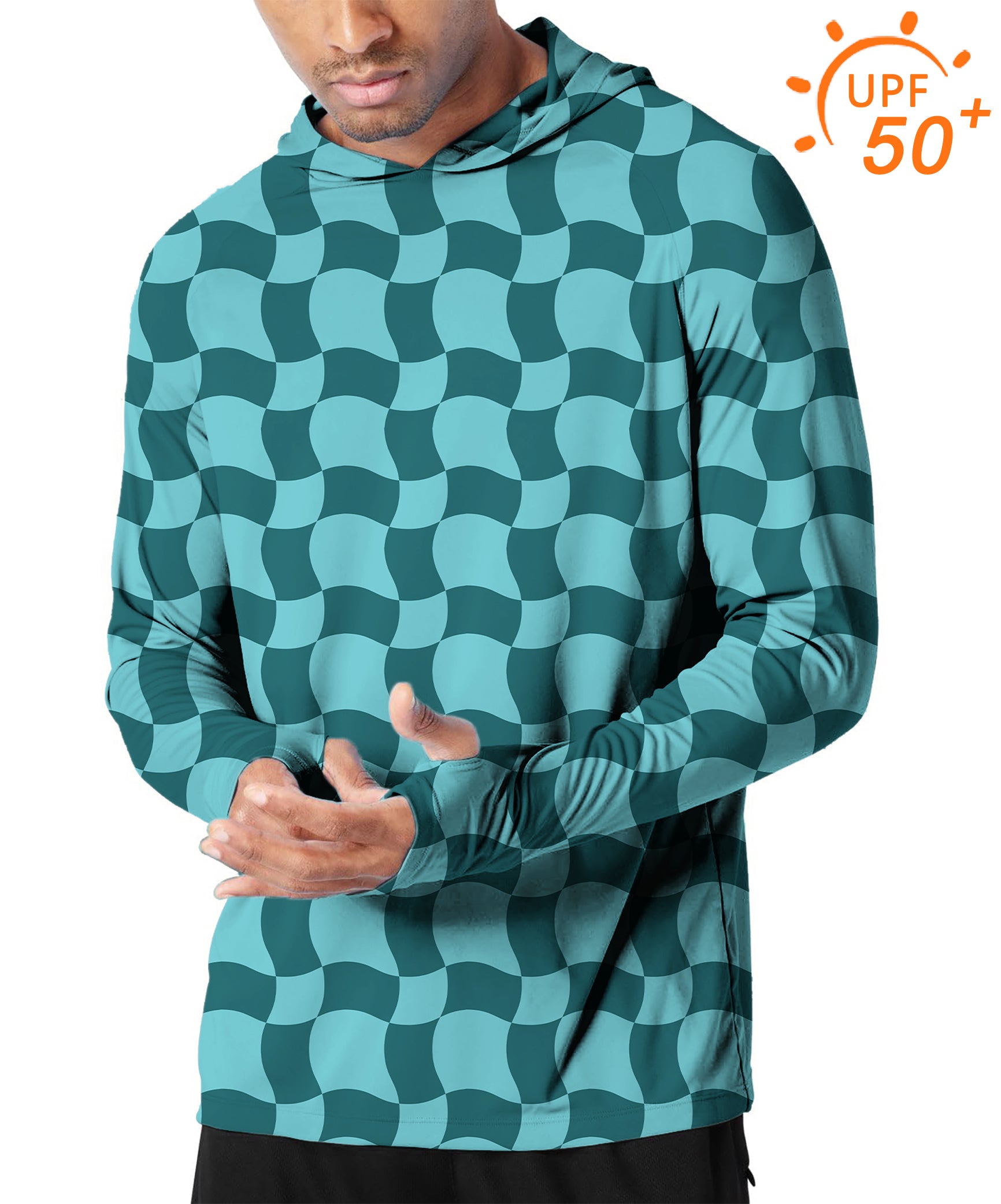 Men's Outdoor Wavy SquareTanjirou Golf Sun Protection Slim Fit  hoodies