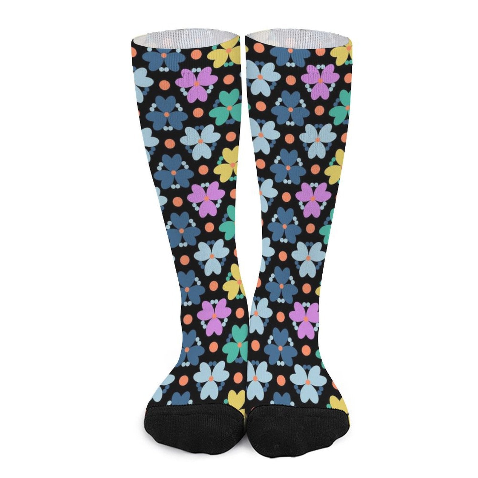 Modern Flowers Prined socks Gifts for Men Women