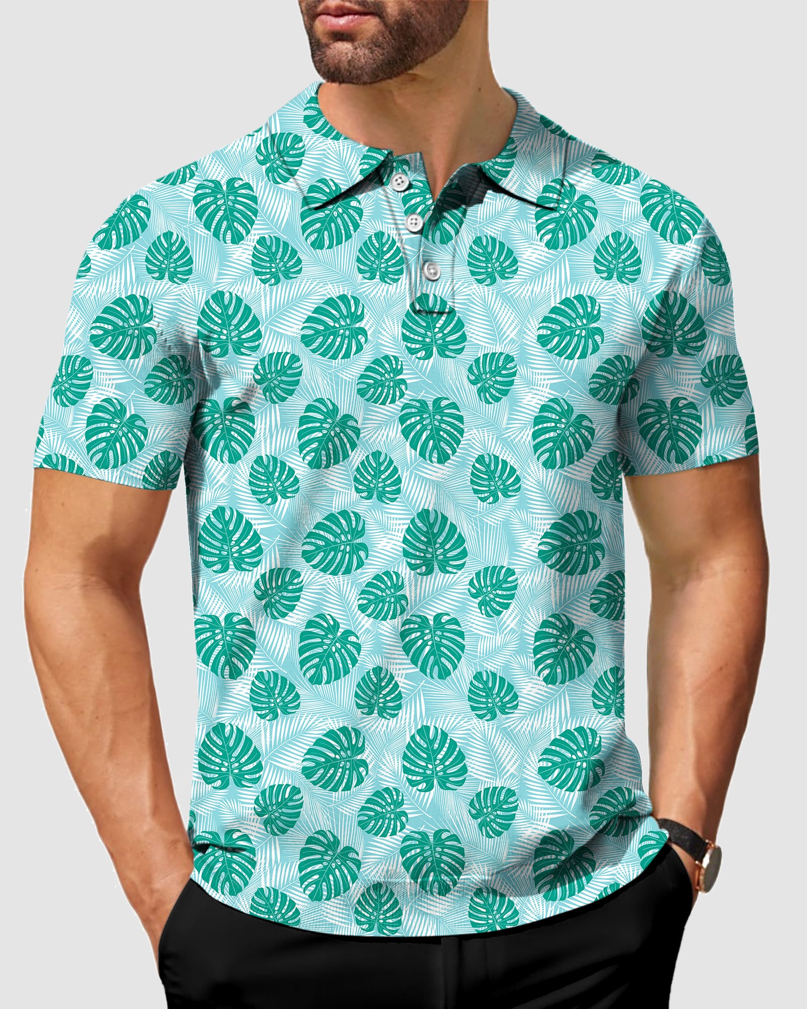 Men's Aloha Havana golf polo