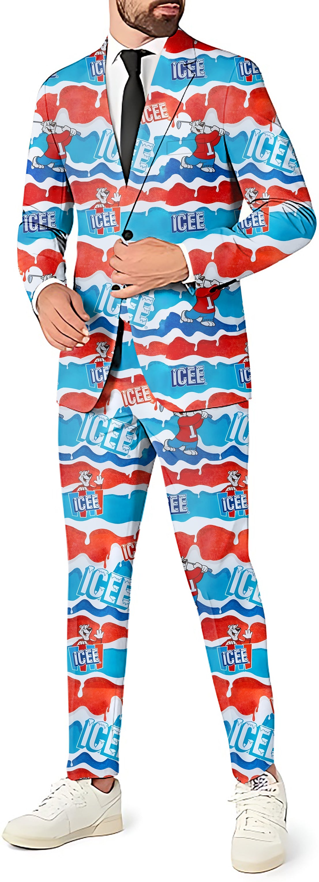 Ice bear Men's Party Costumes-Theme Party 2 or 3pcs Suit set-Blazer Pants & Vest