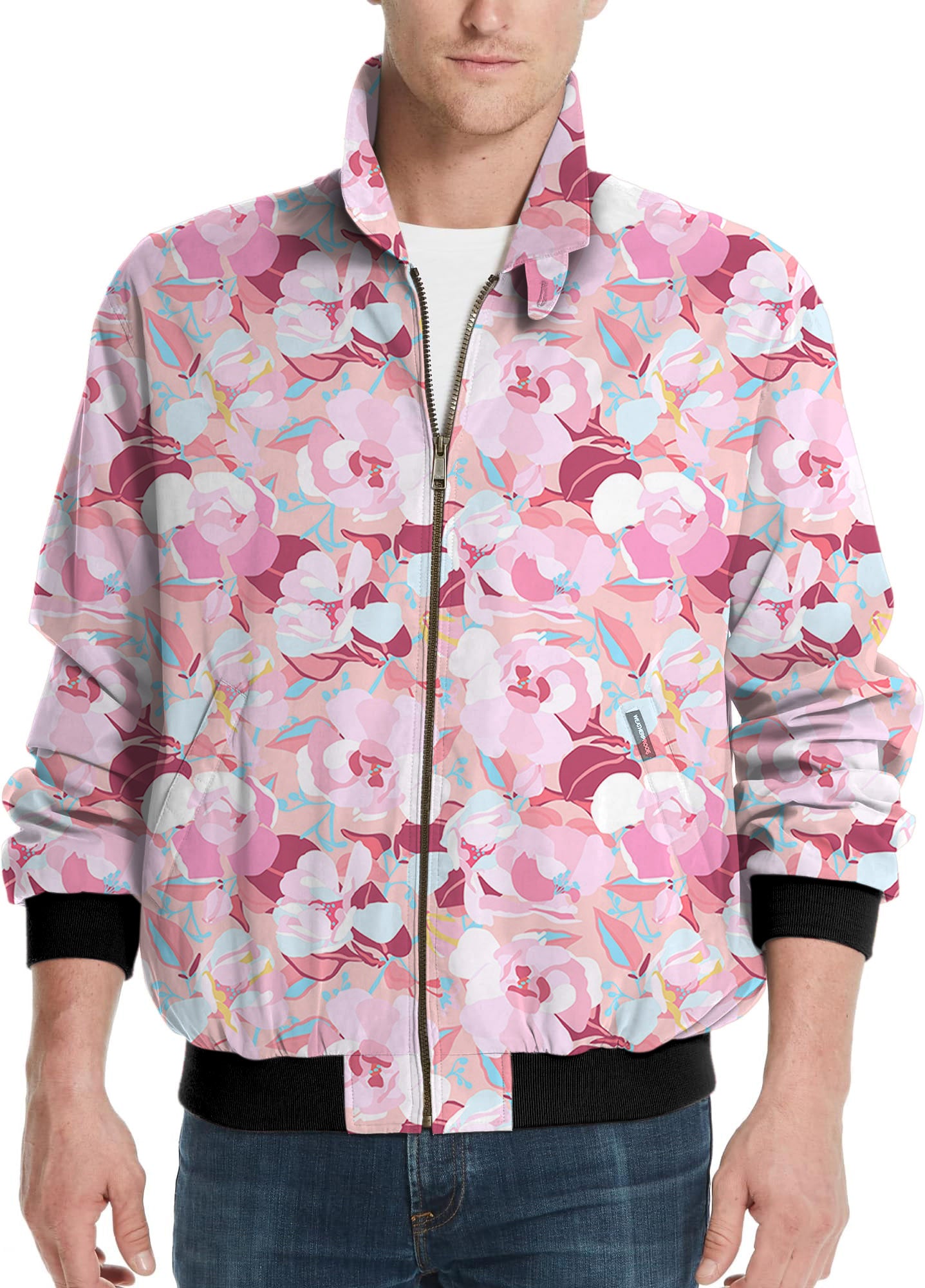 Light fashion pink summer jacket