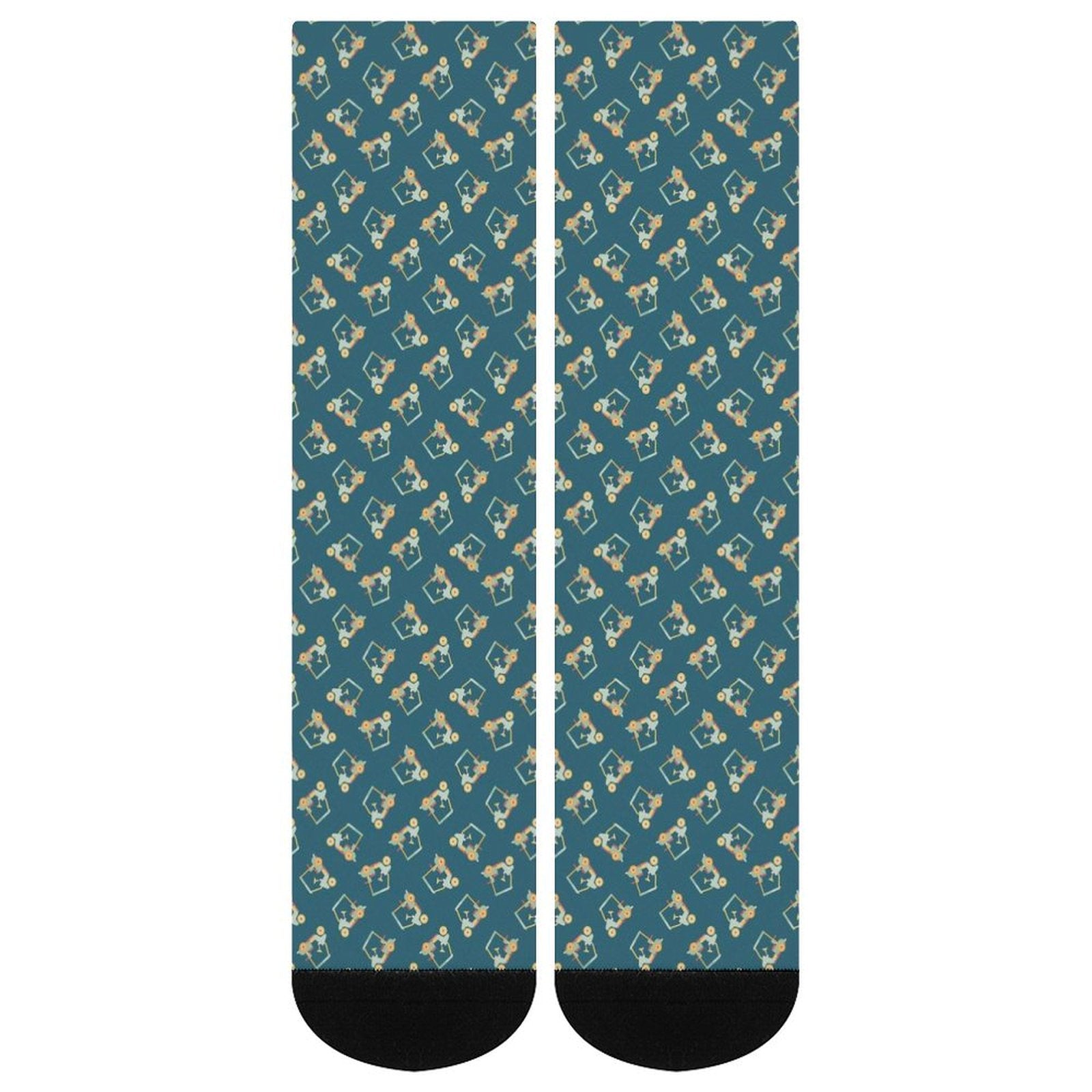 golf cart Prined socks Gifts for Men Women