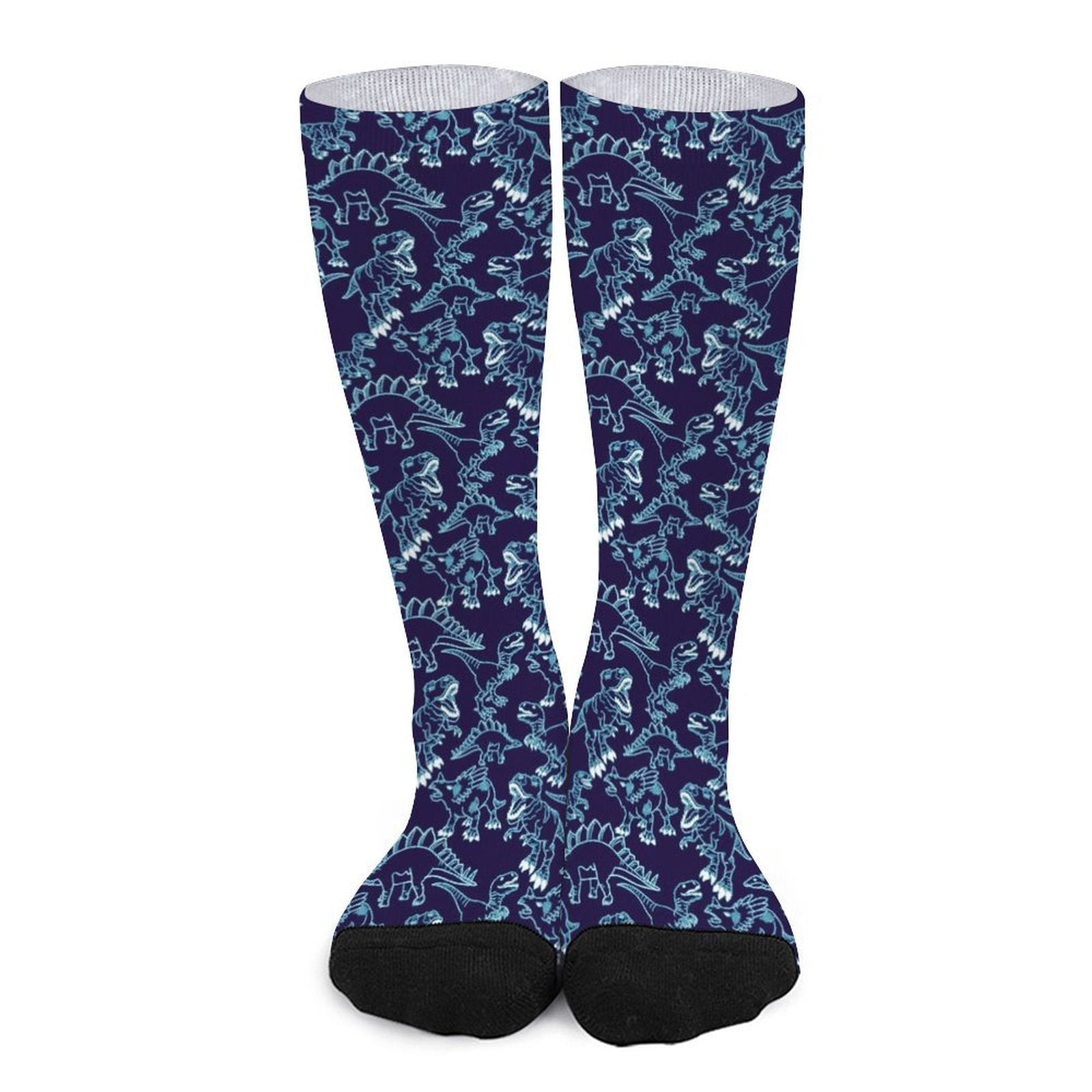 Neon Dino's Prined socks Gifts for Men Women