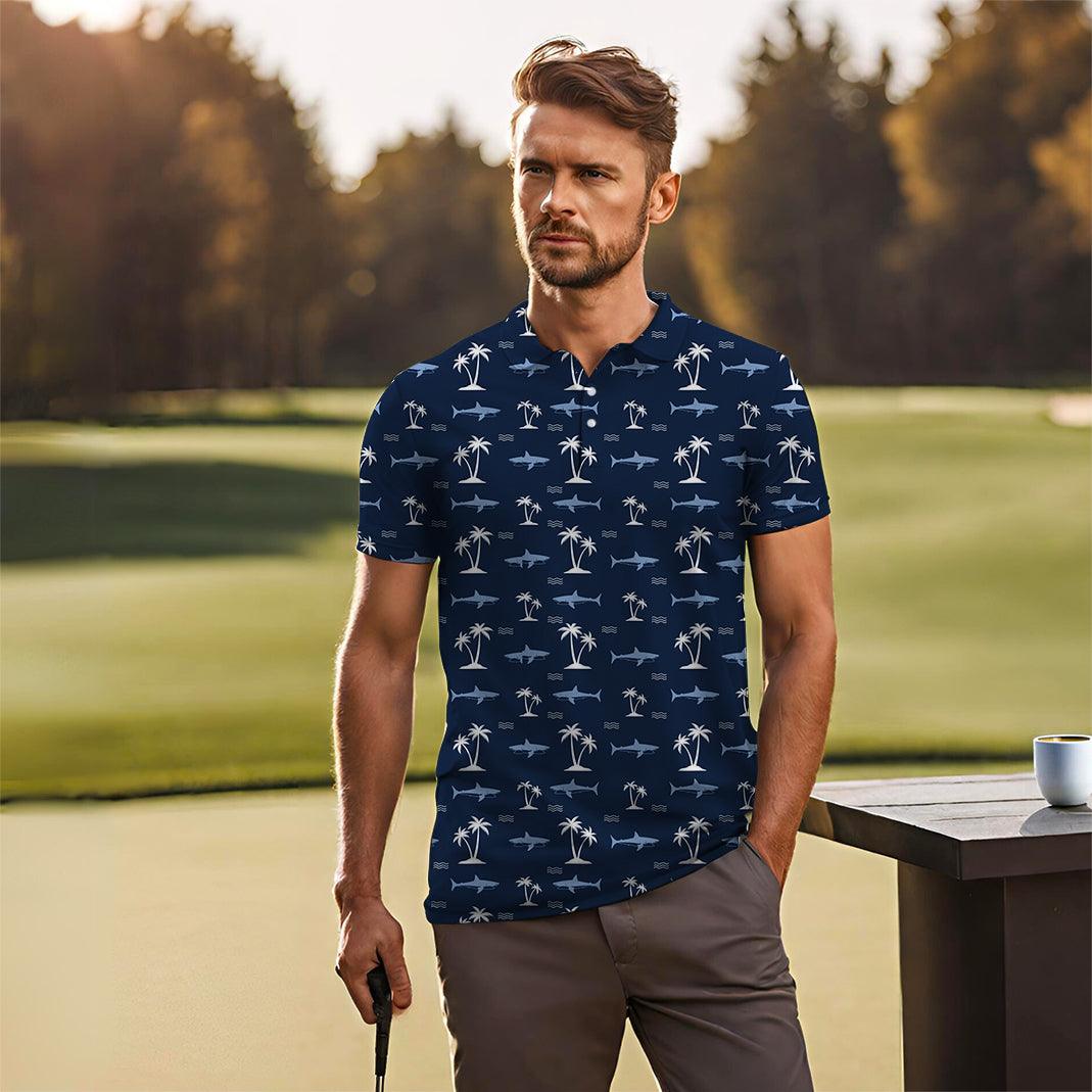 Men's Shark Island golf polo