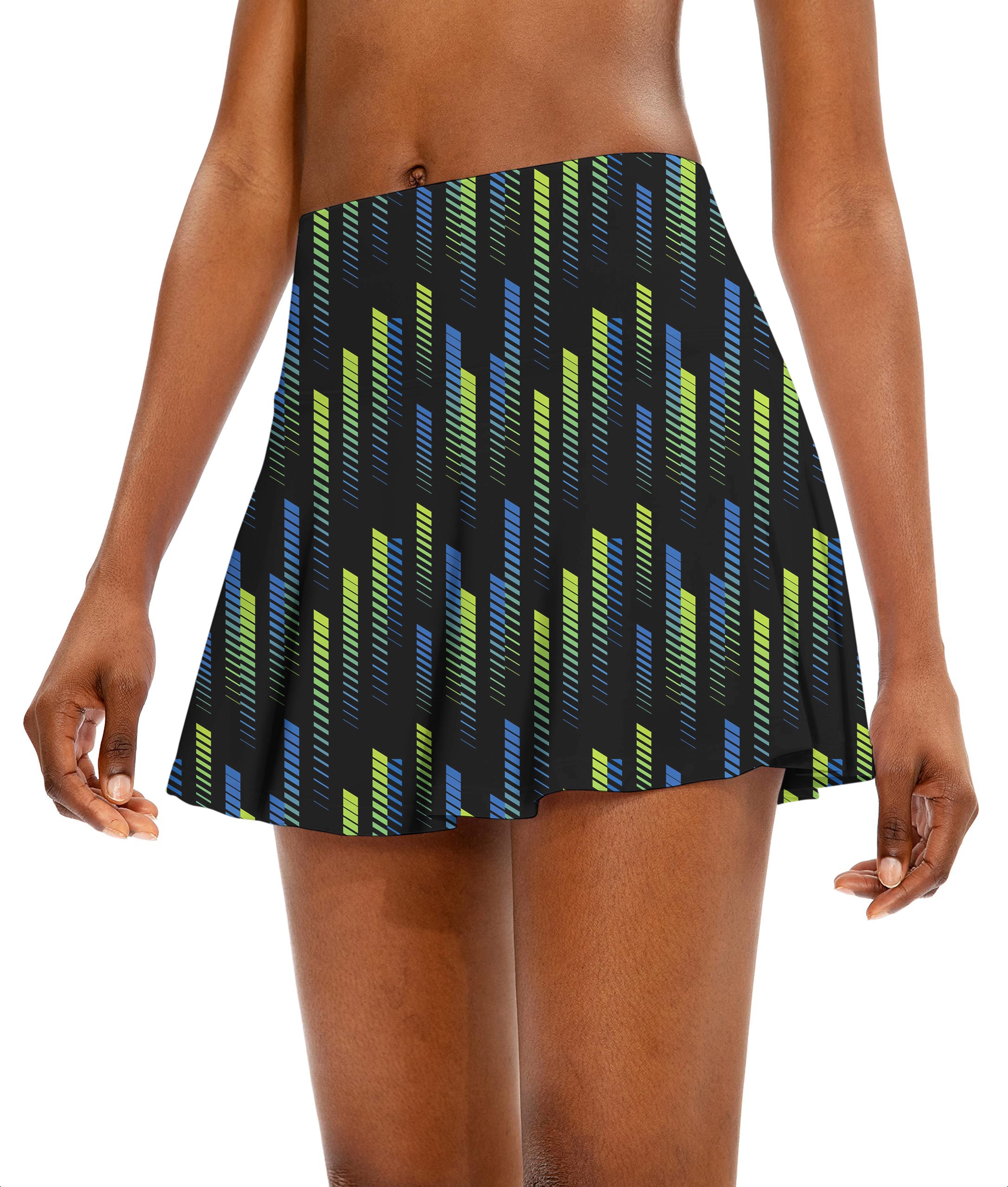 Gradient Women's Athletic Golf Skorts Flared Skirts