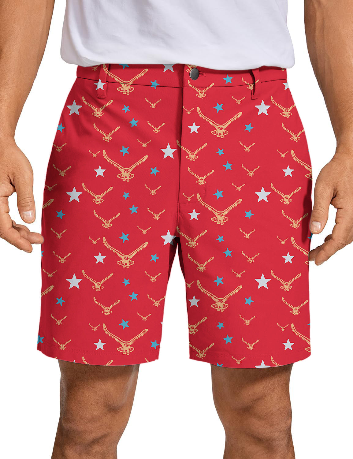 Men limited edition star eagle Golf Shorts