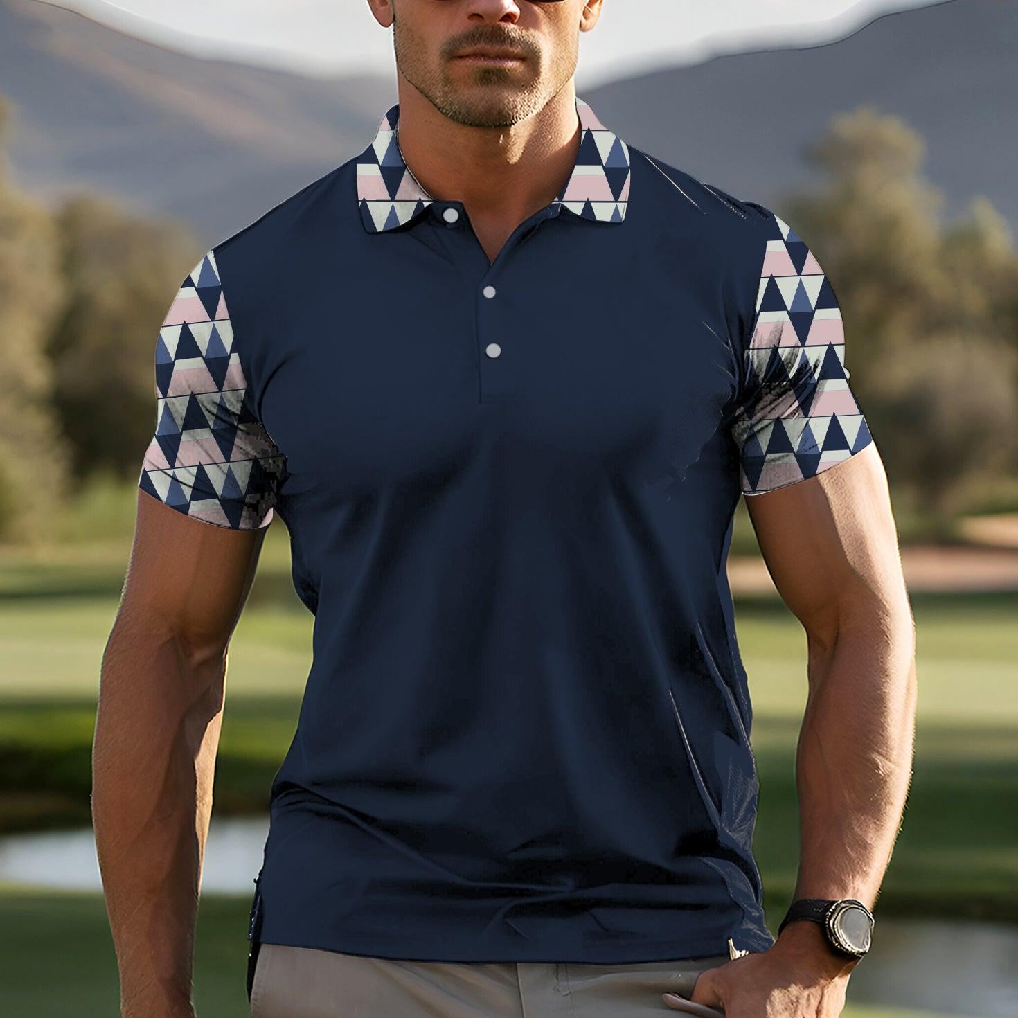 Men's Navy Blue golf polo